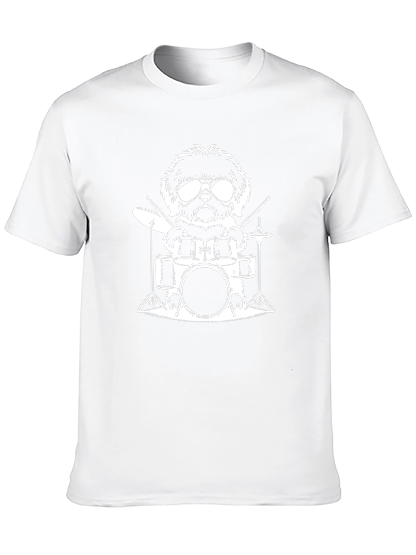 Dog Drummer Graphic Tee
