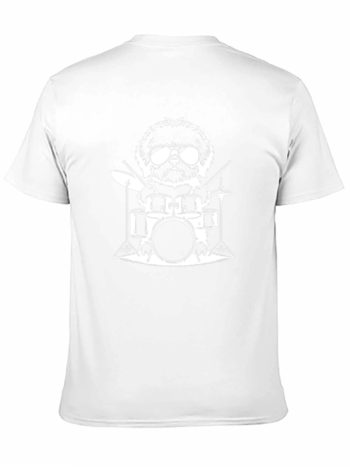 Dog Drummer Graphic Tee