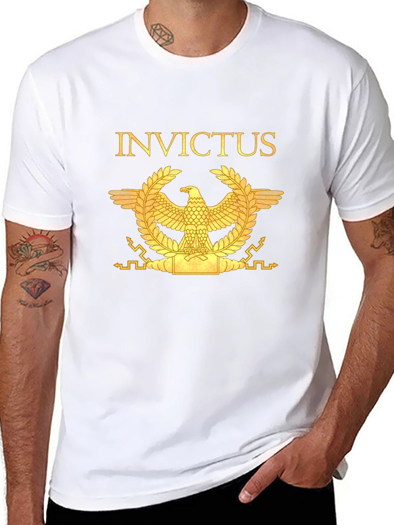 Invictus Roman Eagle Black T-Shirt