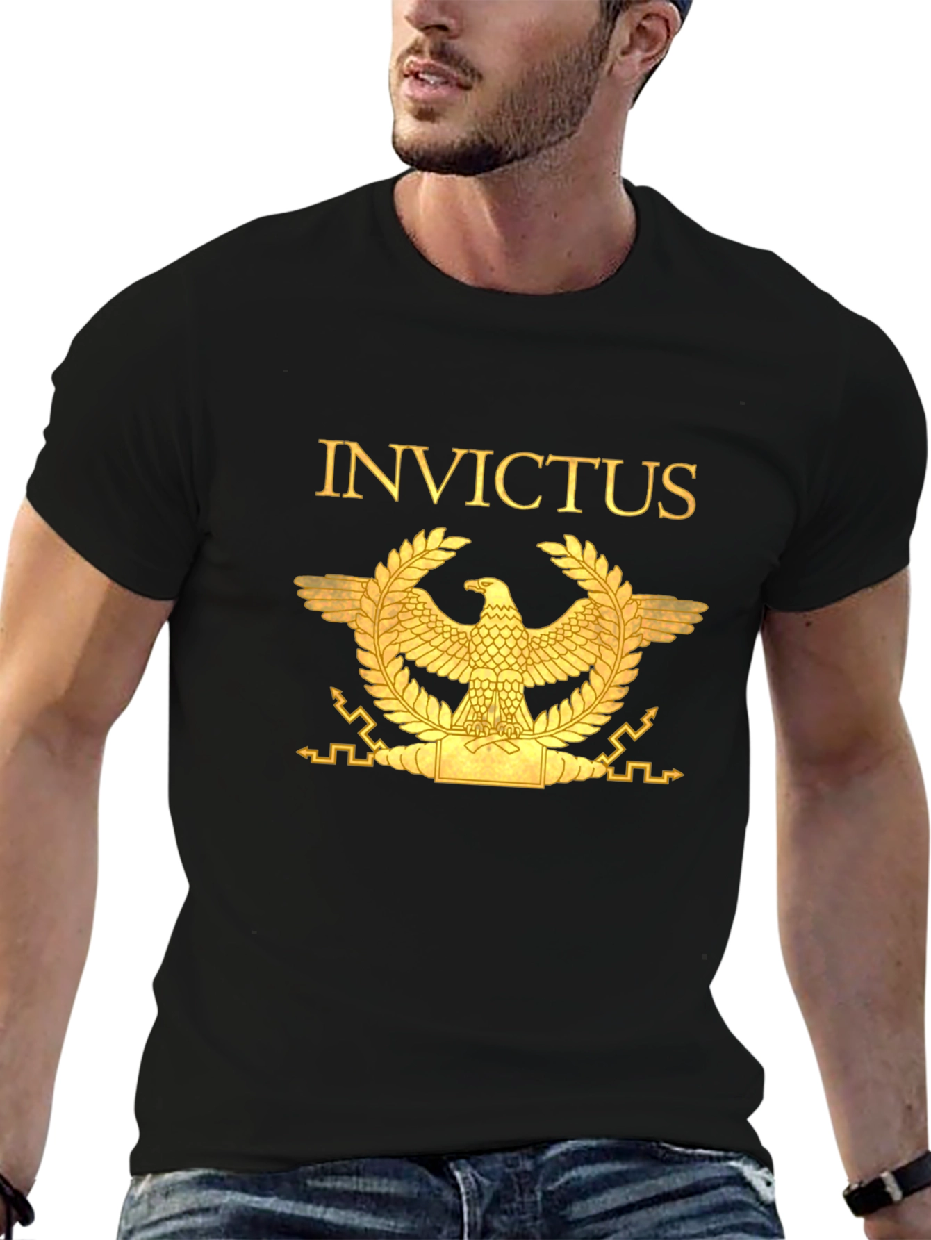 Invictus Roman Eagle Black T-Shirt