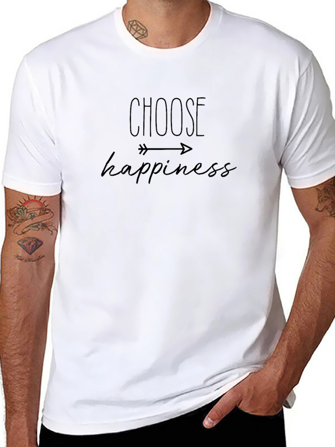 Choose Happiness Graphic T-Shirt