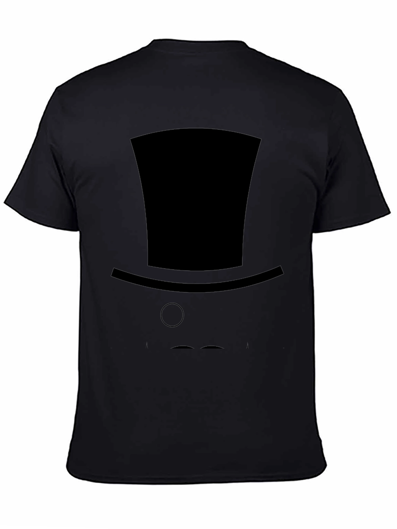 Gentlemans Silhouette Tee - Top Hat & Monocle Design