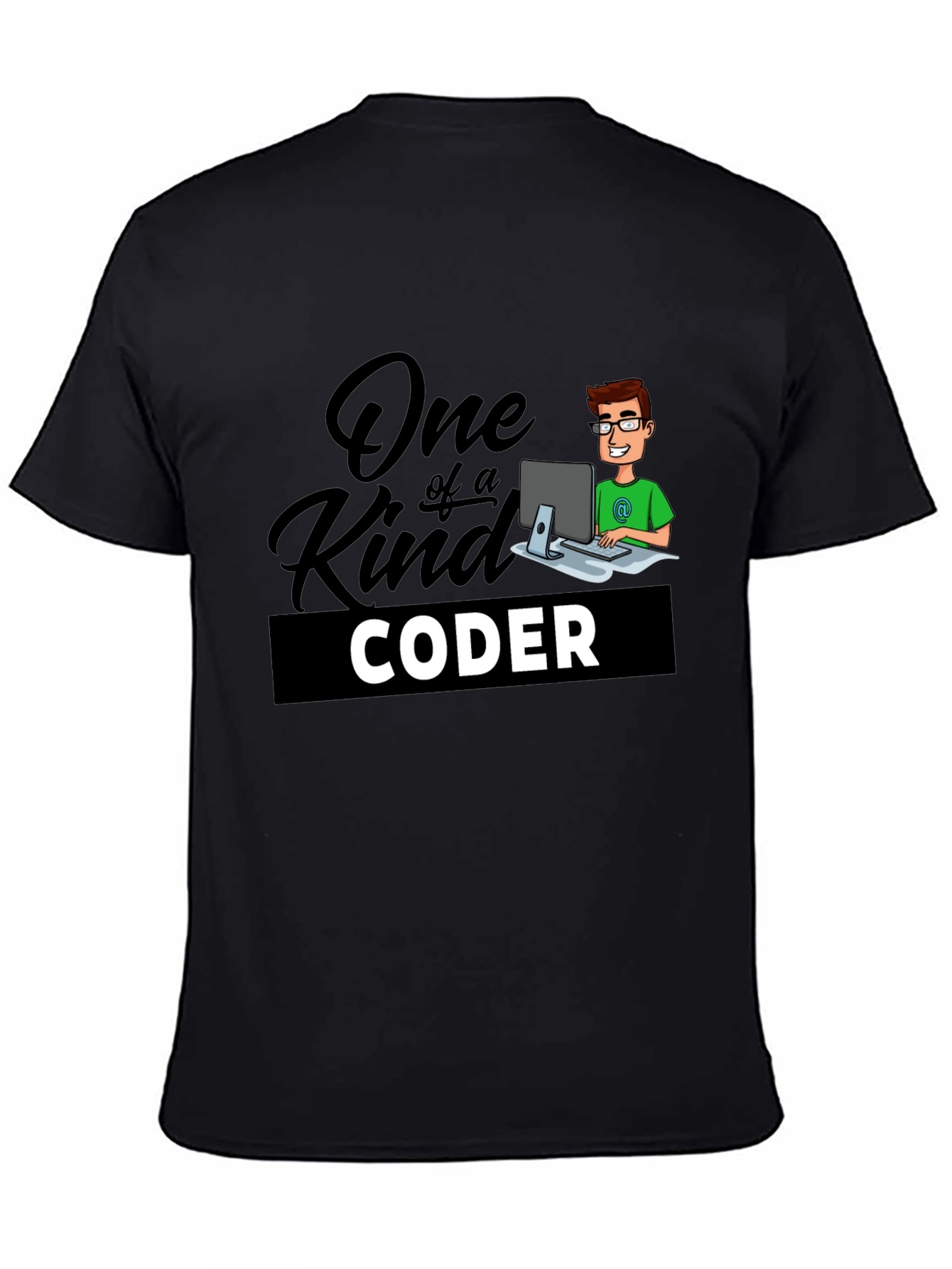 One of a Kind Coder Black T-Shirt
