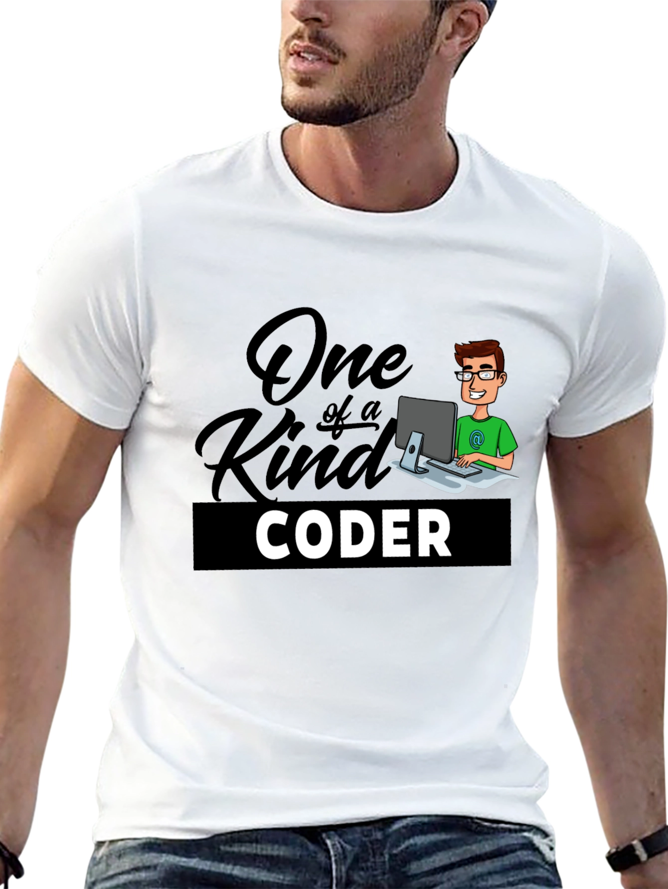 One of a Kind Coder Black T-Shirt