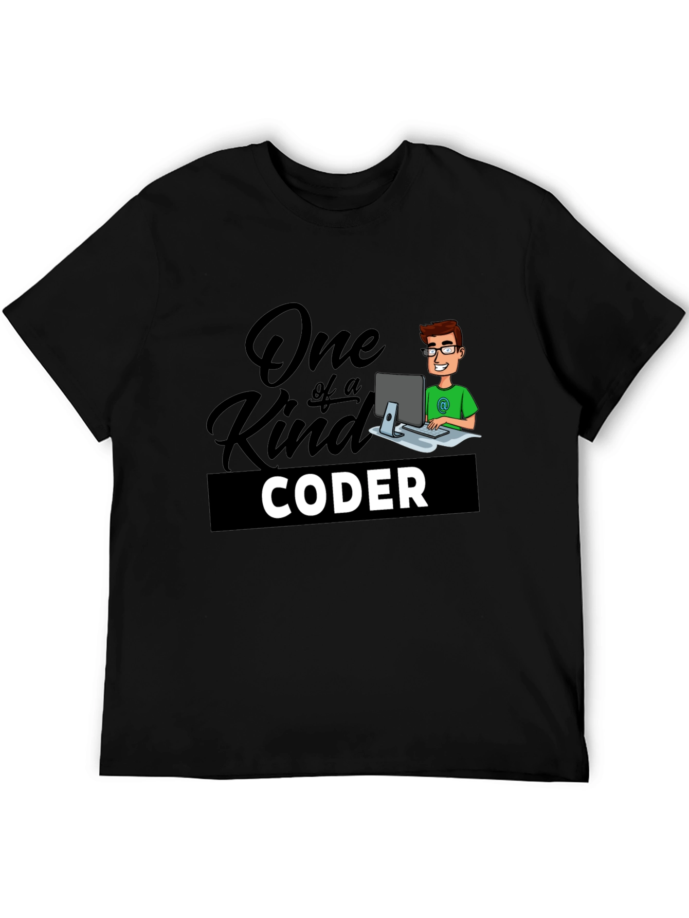 One of a Kind Coder Black T-Shirt