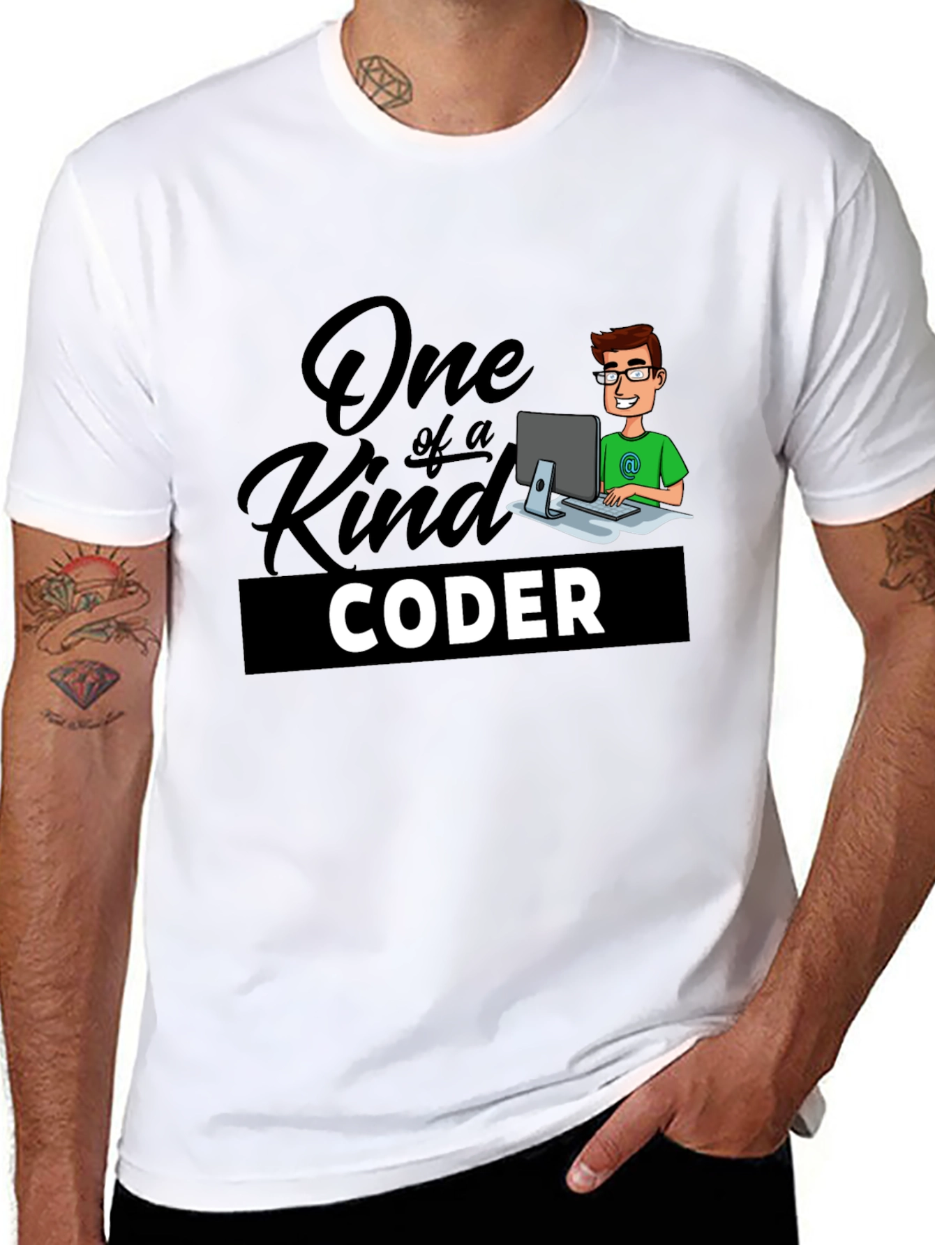 One of a Kind Coder Black T-Shirt