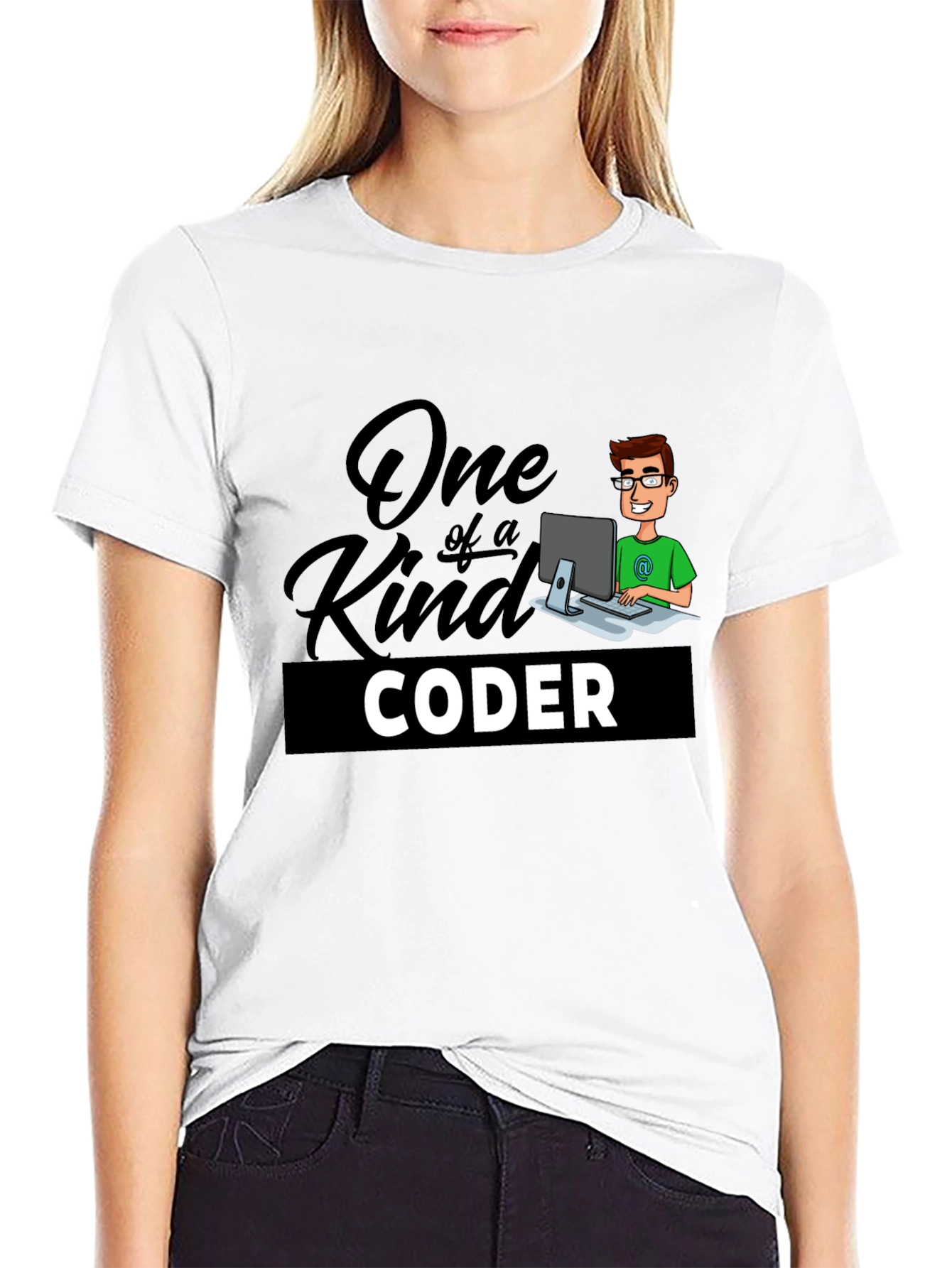 One of a Kind Coder Black T-Shirt