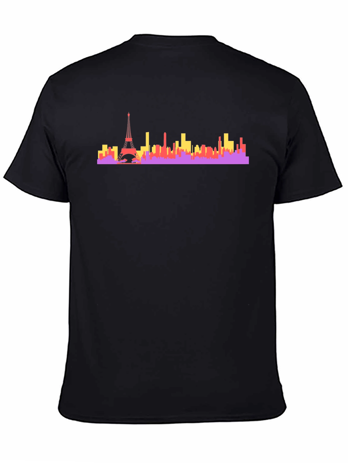 Paris Skyline Graphic Tee - Urban Style Cotton T-Shirt