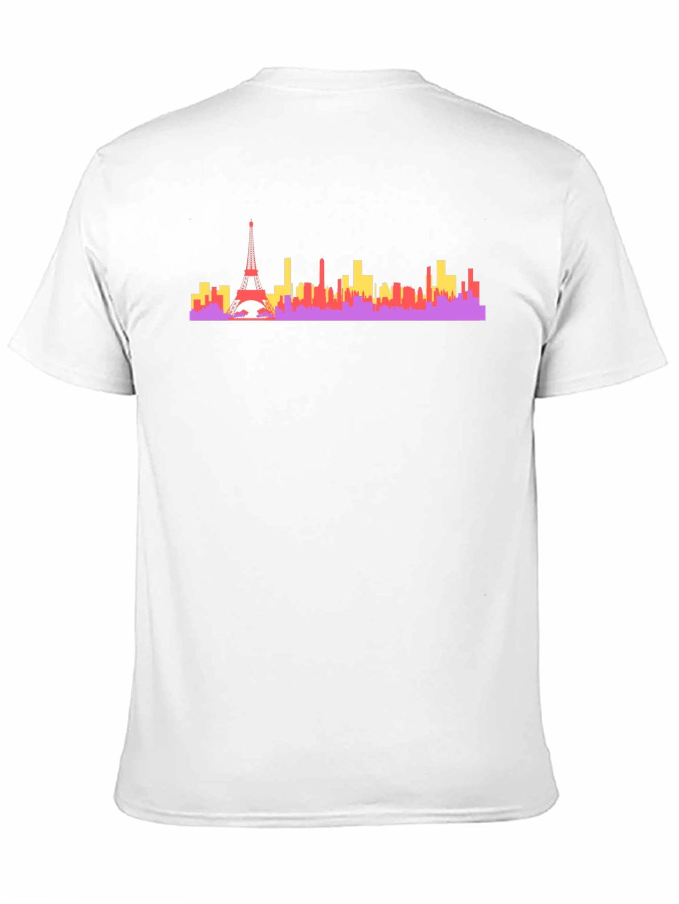 Paris Skyline Graphic Tee - Urban Style Cotton T-Shirt