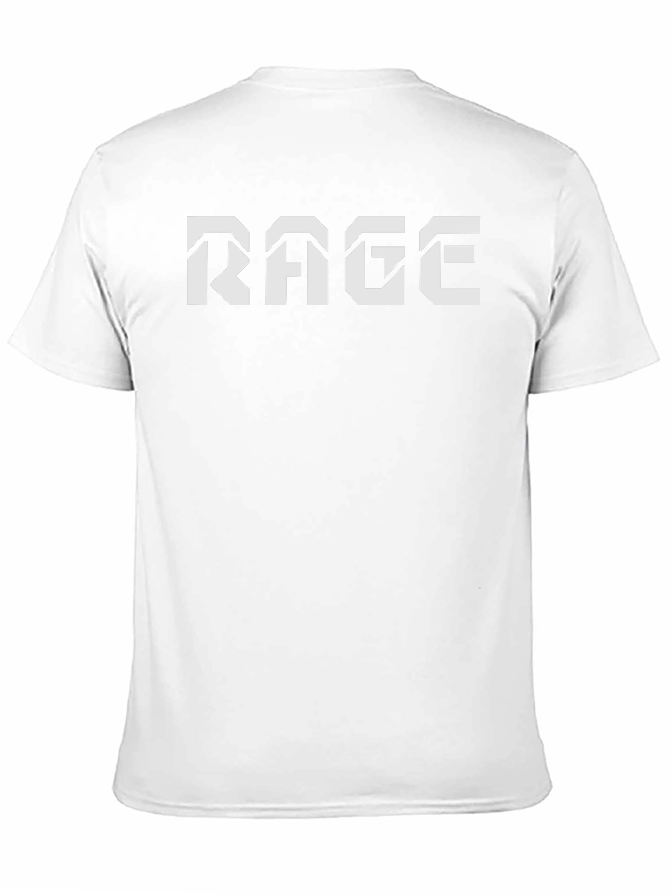 RAGE Graphic Tee - Black Casual T-Shirt