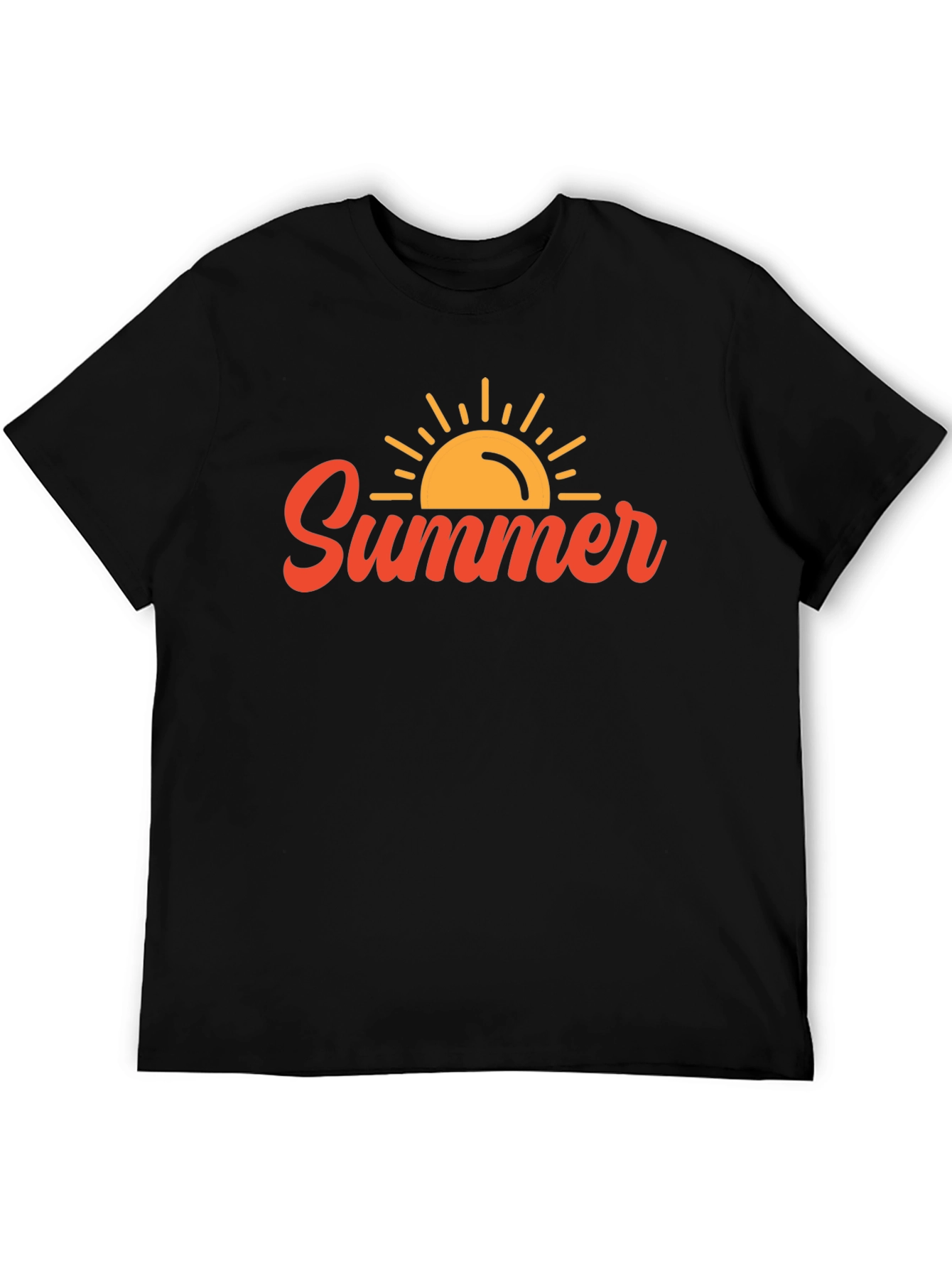 Summer Sun Graphic Tee - Black
