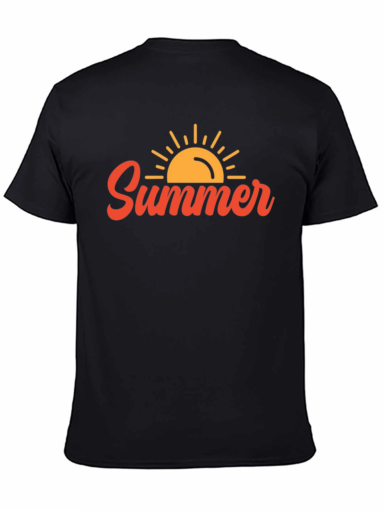 Summer Sun Graphic Tee - Black