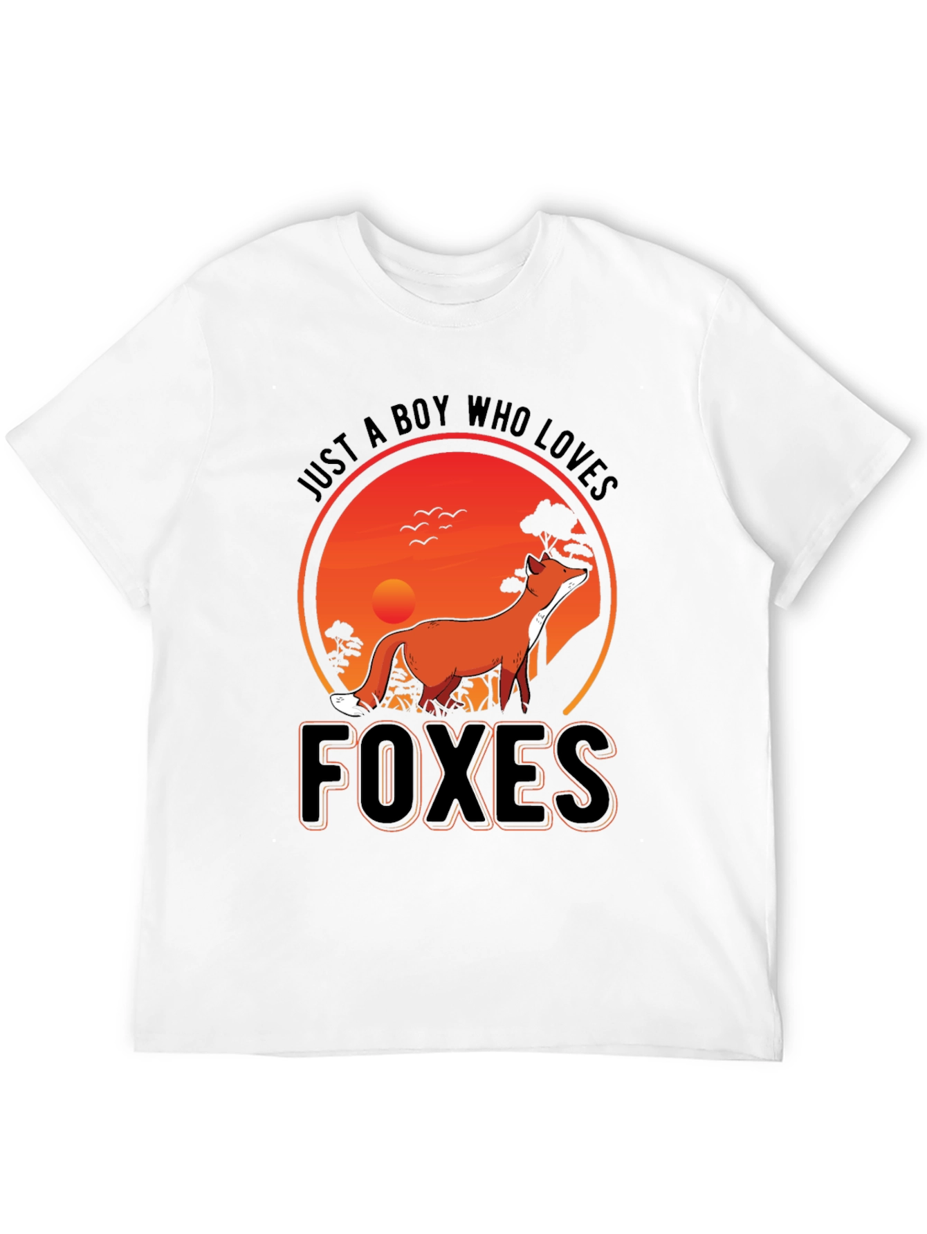Just a Boy Who Loves Foxes T-Shirt