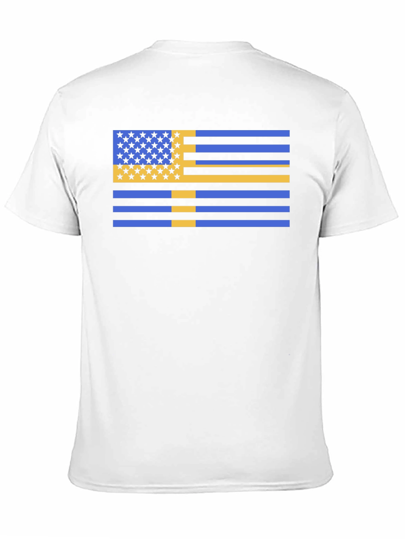 Unique USA/Sweden Flag Graphic Tee