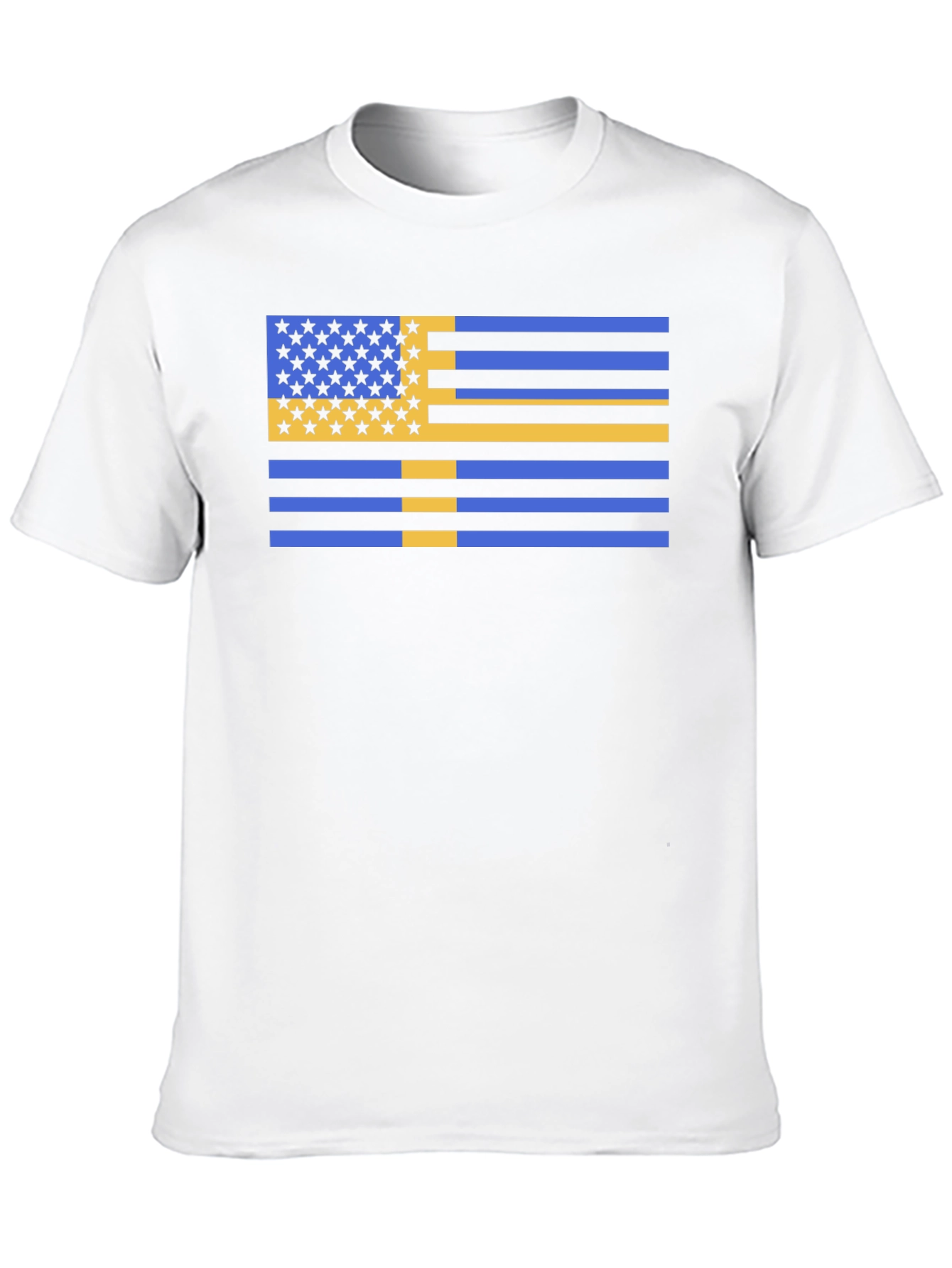 Unique USA/Sweden Flag Graphic Tee