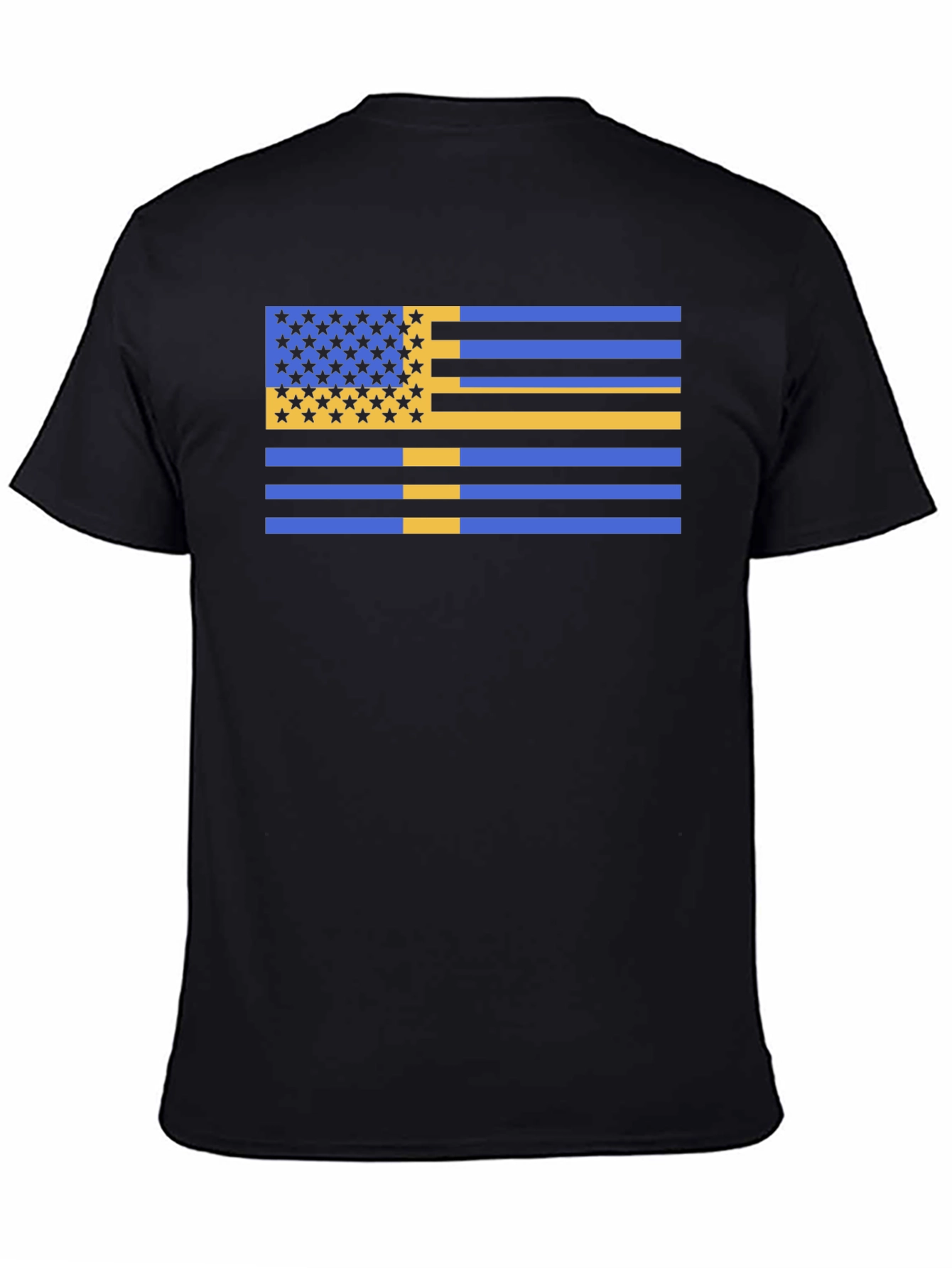 Unique USA/Sweden Flag Graphic Tee