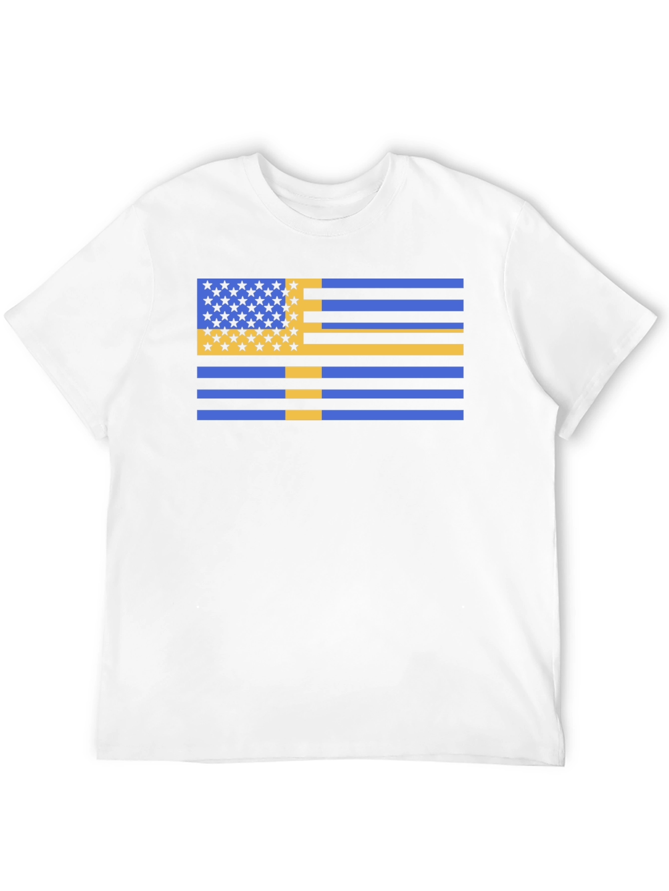 Unique USA/Sweden Flag Graphic Tee