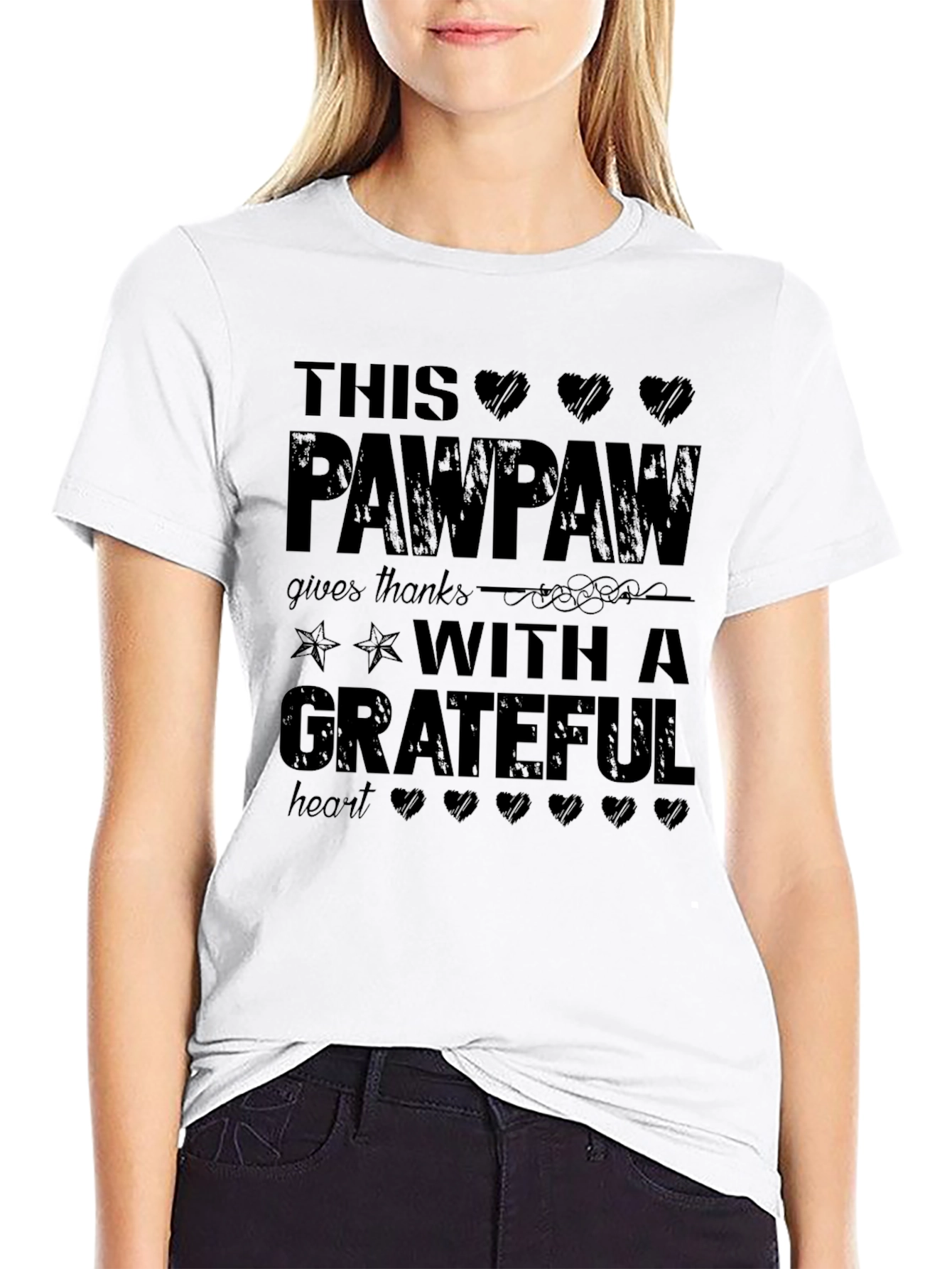 Grateful Pawpaw T-Shirt - Black