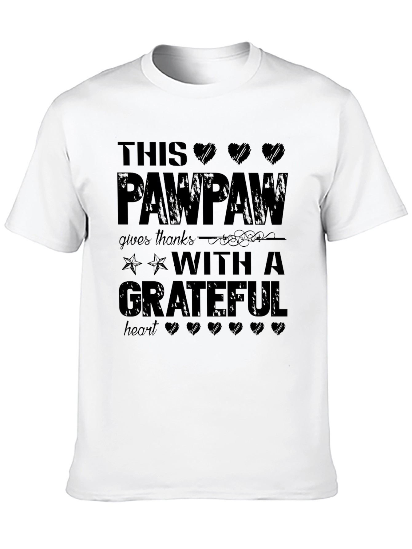 Grateful Pawpaw T-Shirt - Black