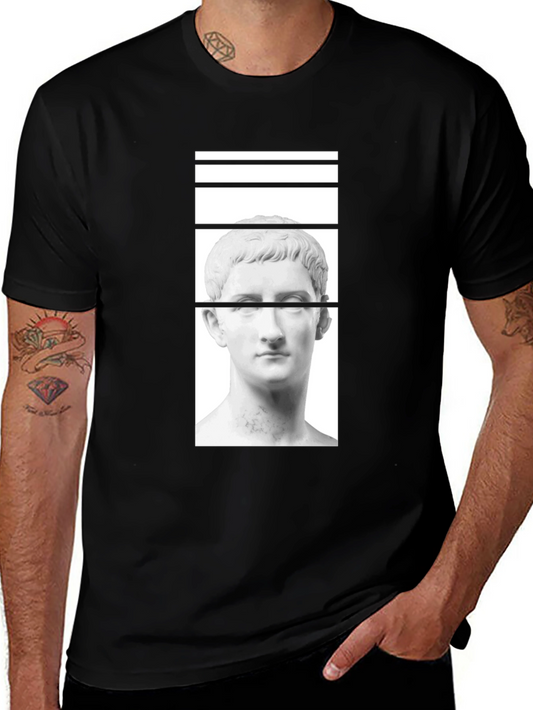 Modern Art Roman Bust Graphic Tee