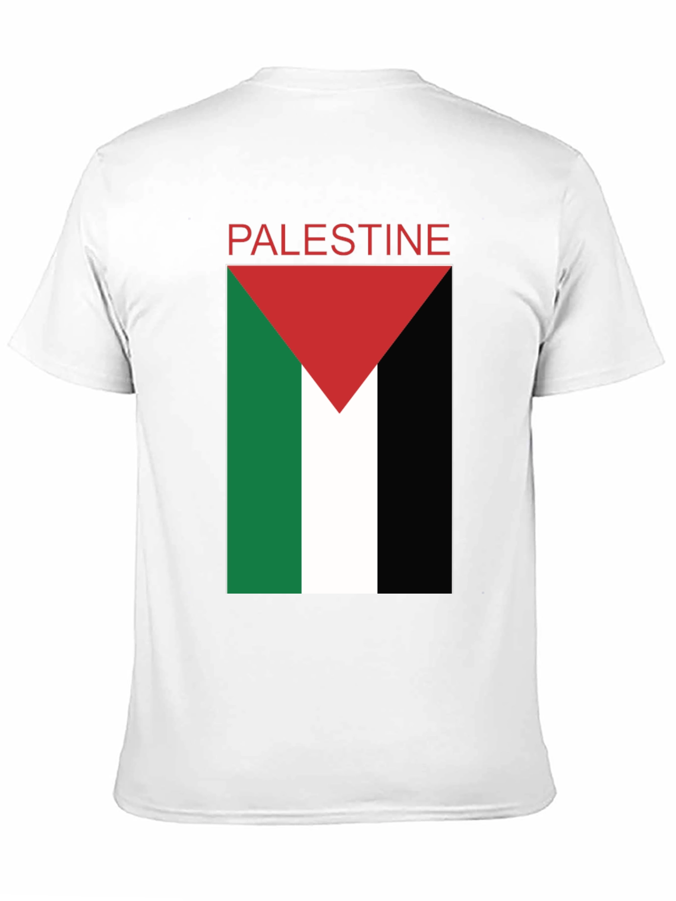 Palestine Flag T-Shirt - Black Pride Tee