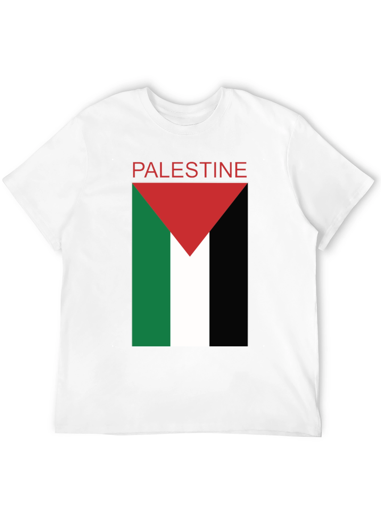 Palestine Flag T-Shirt - Black Pride Tee