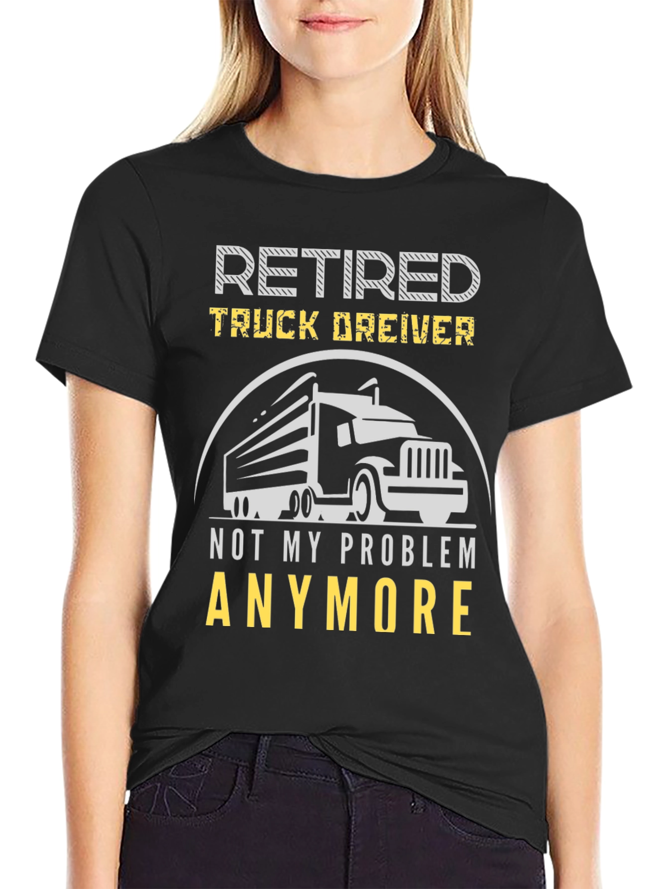Retired Truck Driver Graphic T-Shirt