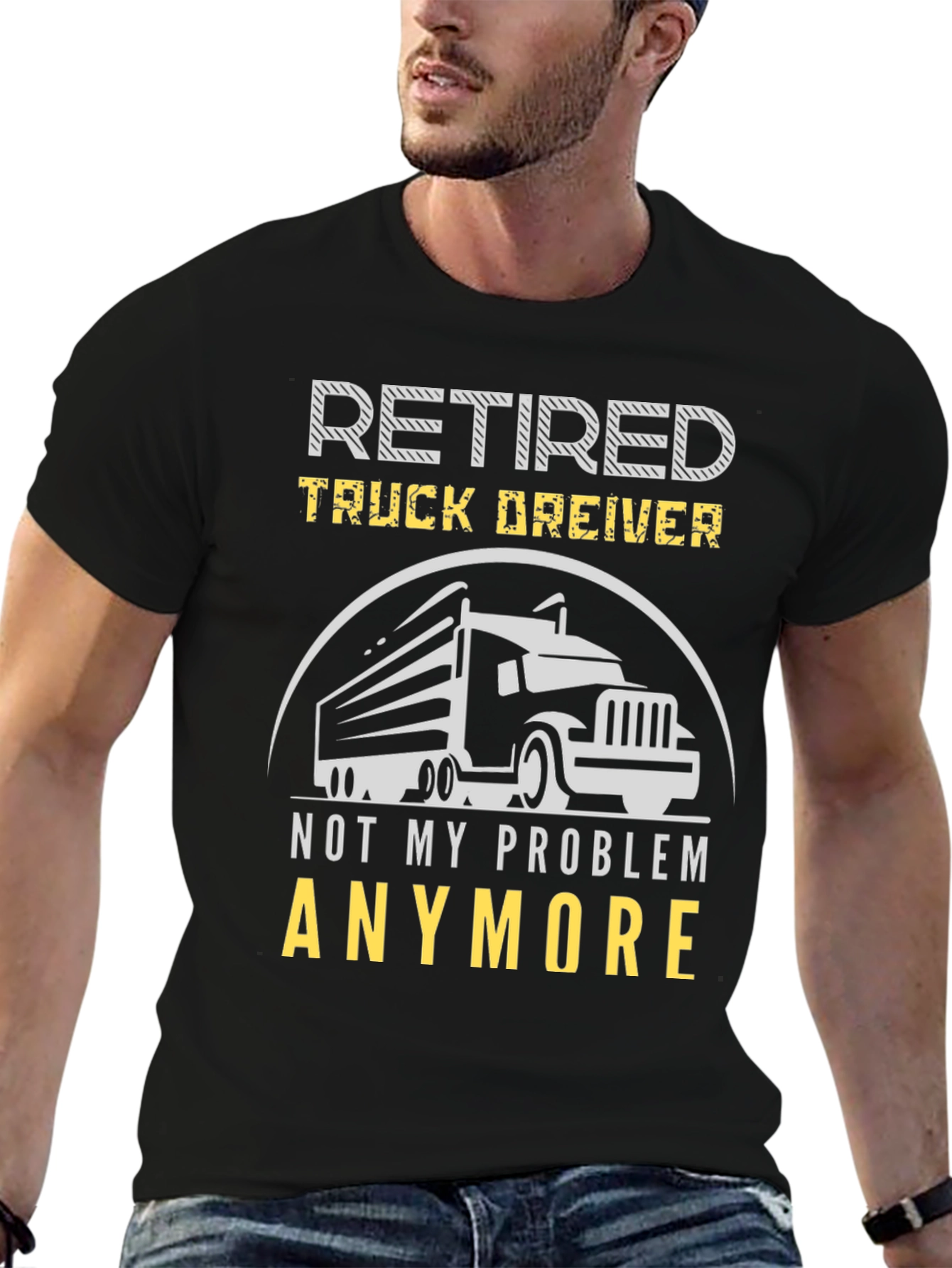 Retired Truck Driver Graphic T-Shirt