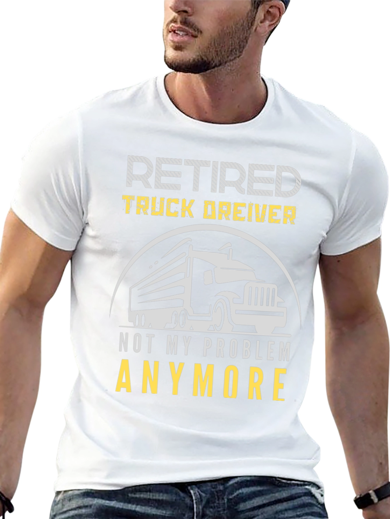 Retired Truck Driver Graphic T-Shirt