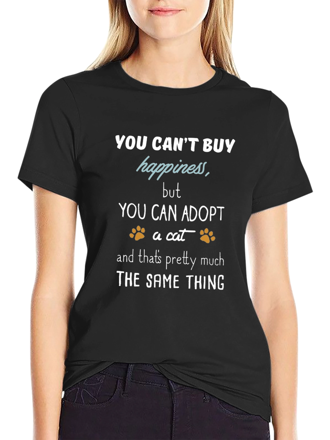 Adopt a Cat T-Shirt: Happiness Found!