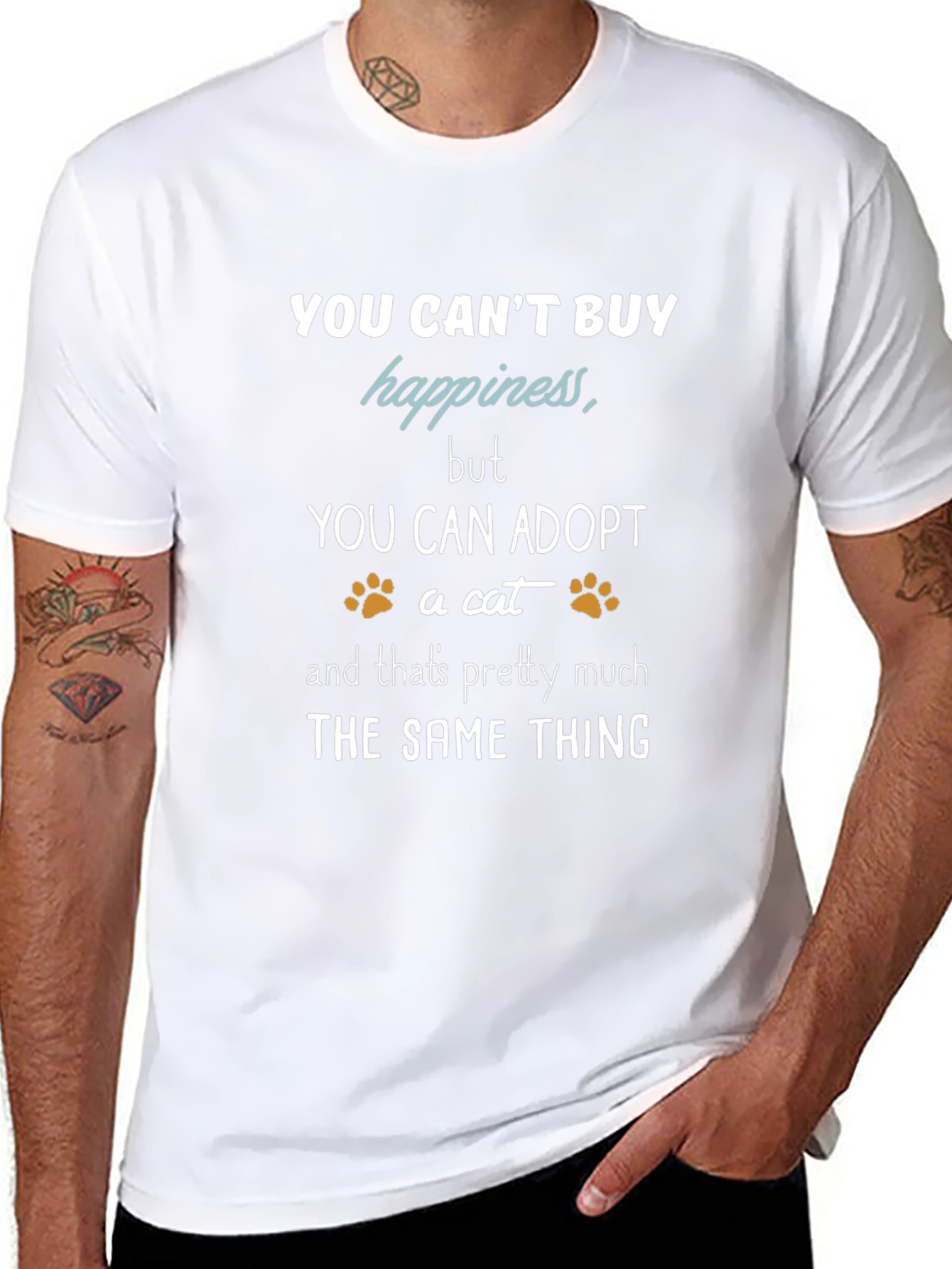 Adopt a Cat T-Shirt: Happiness Found!