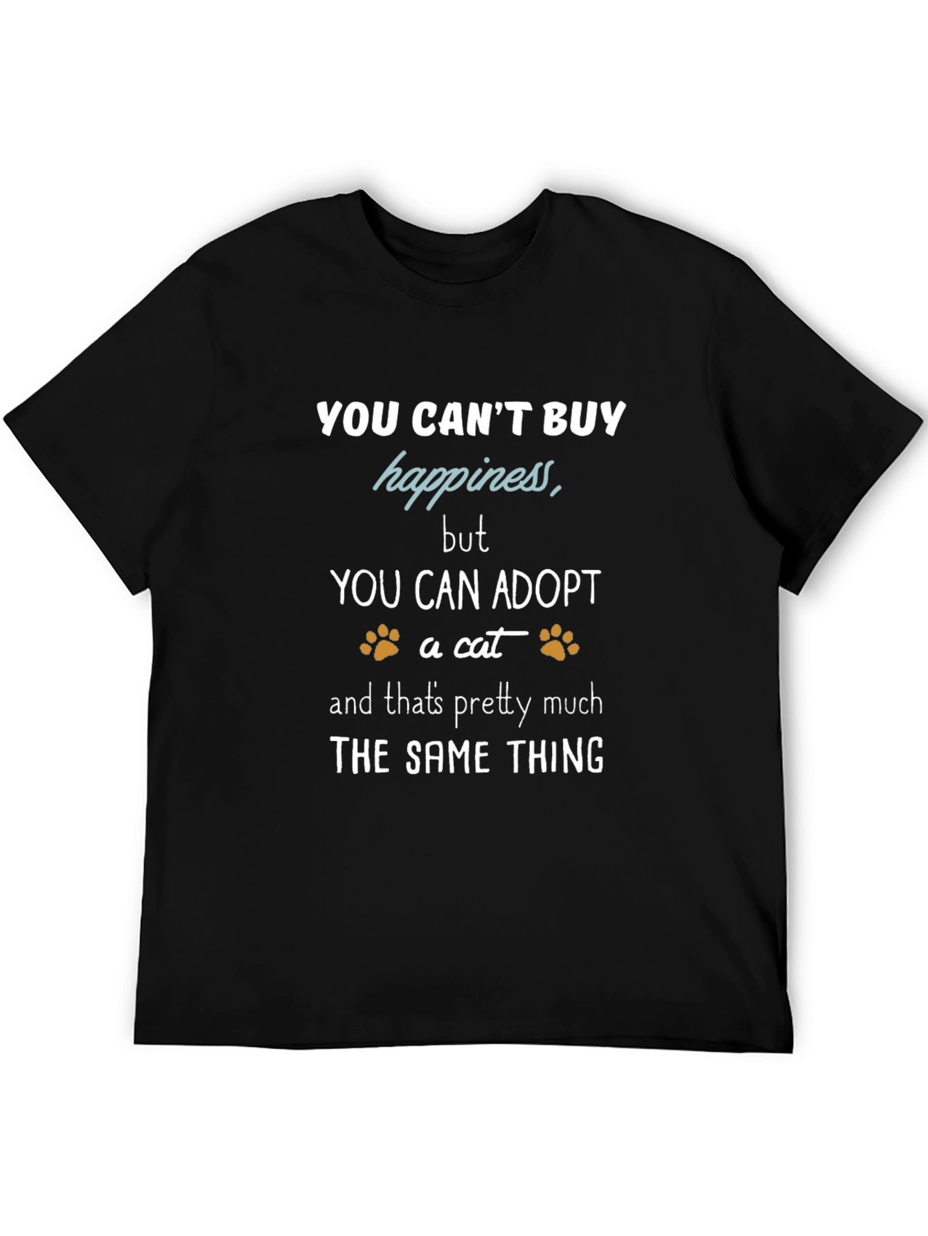 Adopt a Cat T-Shirt: Happiness Found!