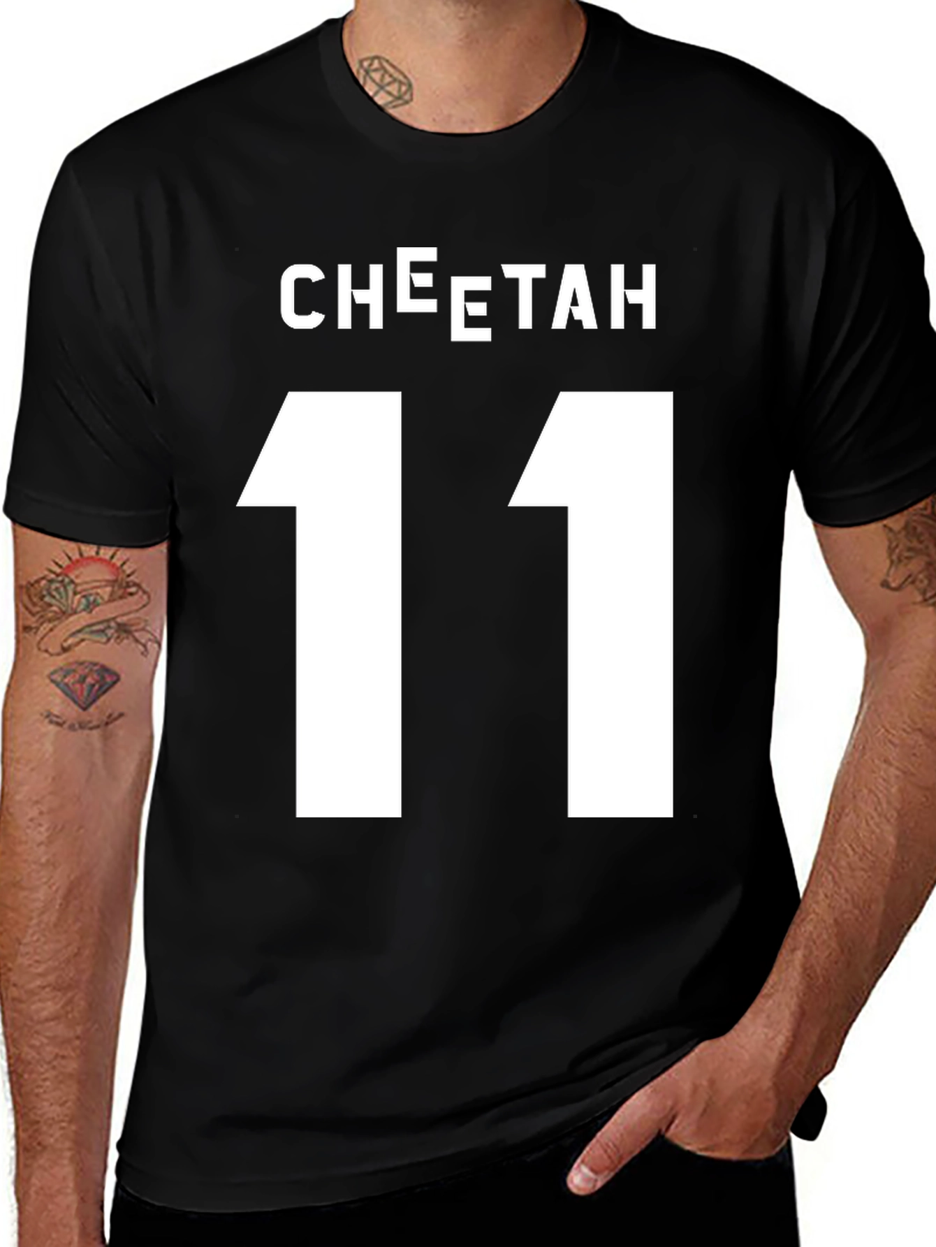 Cheetah 11 Graphic T-Shirt - Sporty Style