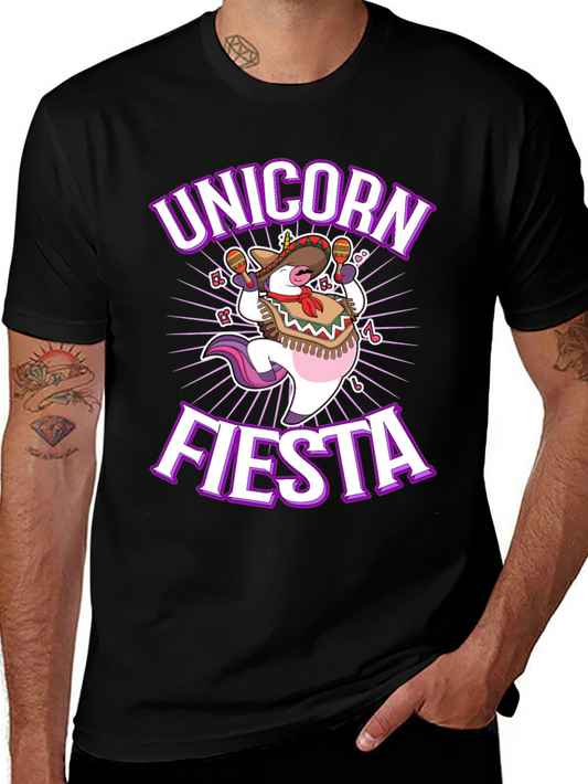 Unicorn Fiesta T-Shirt - Mexican Party Tee