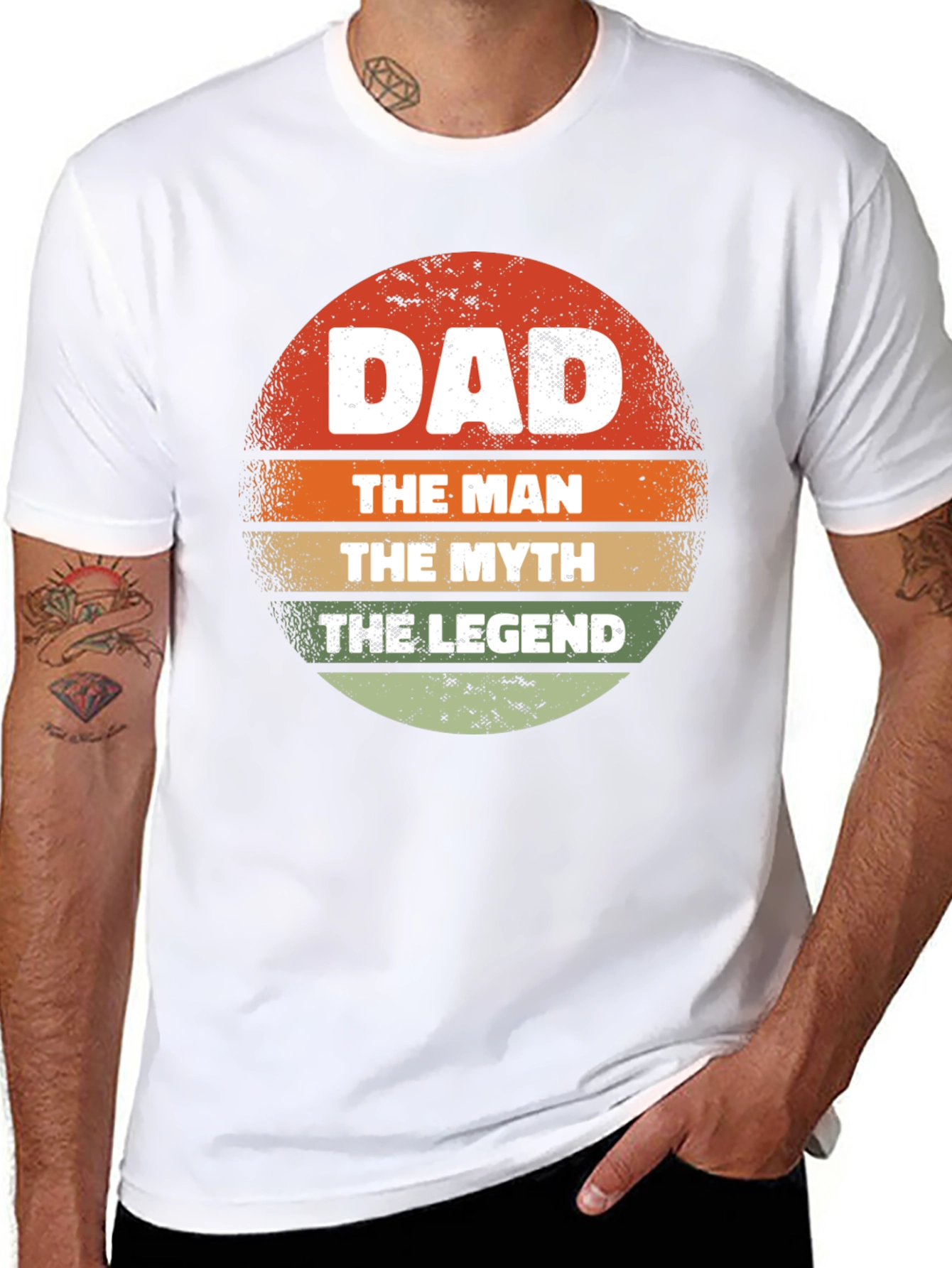 Dad The Man The Myth The Legend Graphic T-Shirt