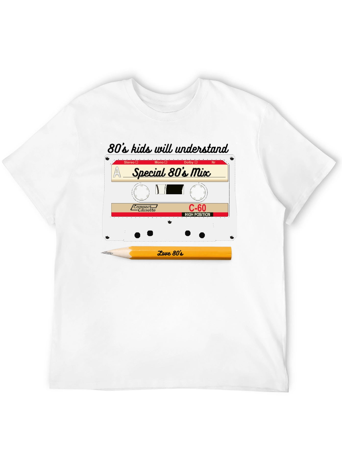 80s Mix Tape T-Shirt - Retro Nostalgia Tee