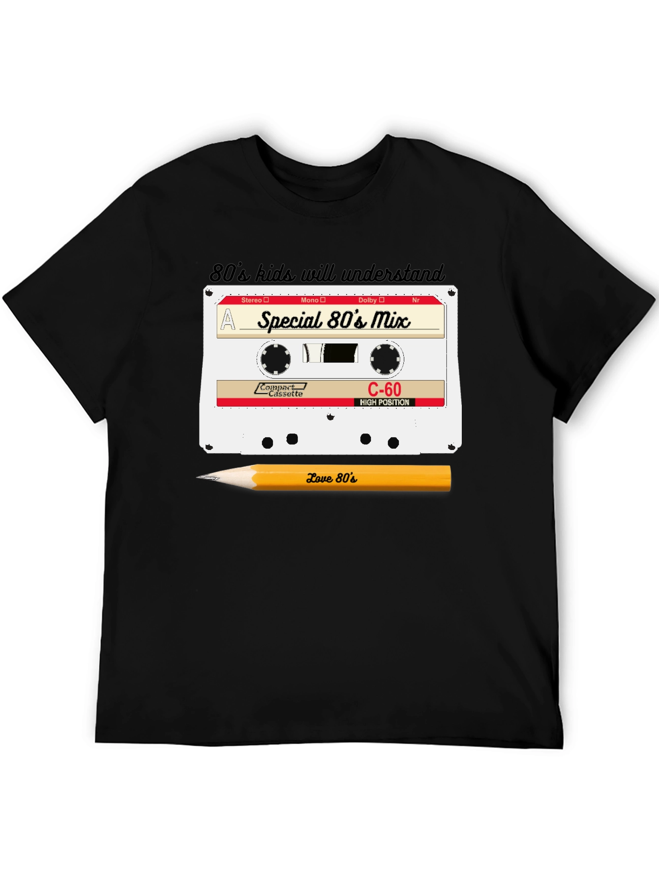 80s Mix Tape T-Shirt - Retro Nostalgia Tee