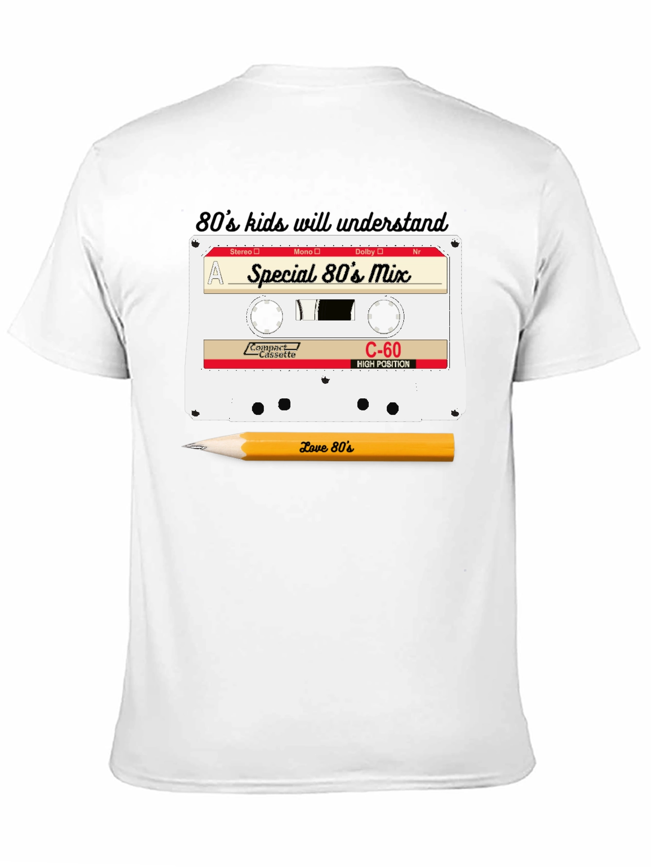80s Mix Tape T-Shirt - Retro Nostalgia Tee