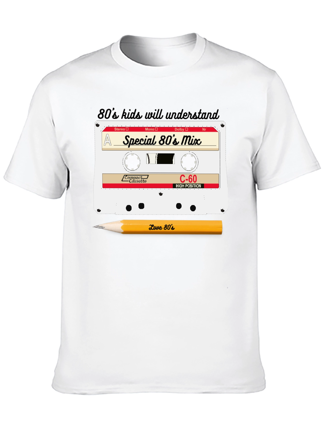 80s Mix Tape T-Shirt - Retro Nostalgia Tee