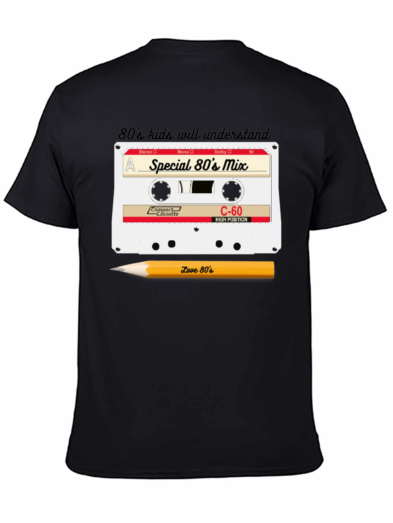 80s Mix Tape T-Shirt - Retro Nostalgia Tee