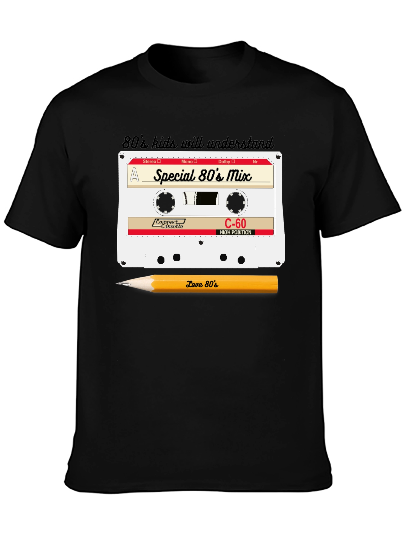80s Mix Tape T-Shirt - Retro Nostalgia Tee