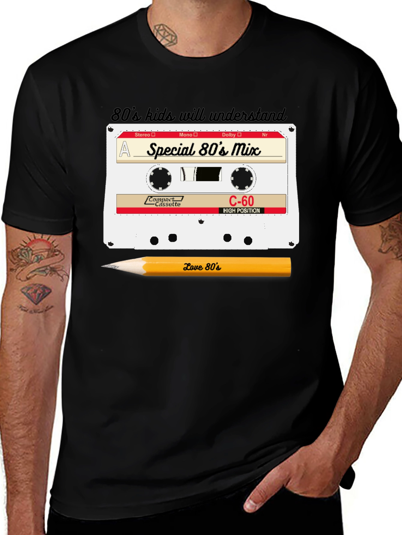 80s Mix Tape T-Shirt - Retro Nostalgia Tee