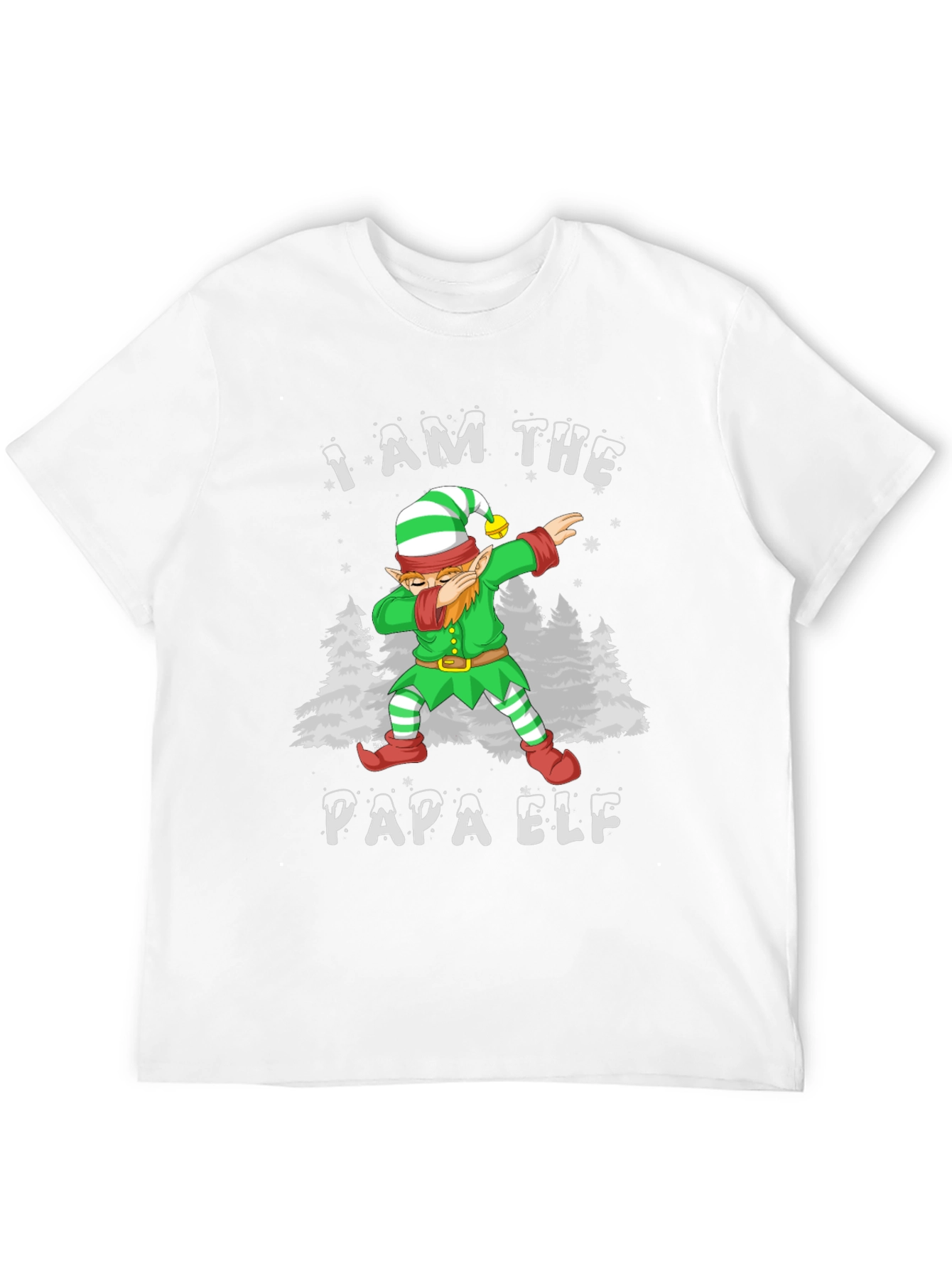 I Am The Papa Elf Dabbing Christmas Holiday T-Shirt