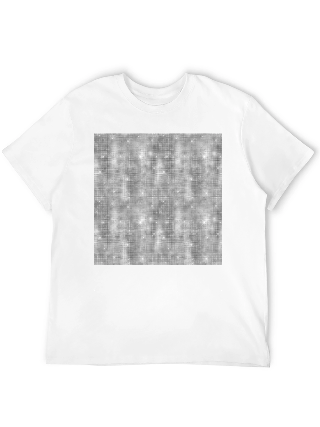 Cosmic Sparkle Tee - Classic Black Cotton Comfort