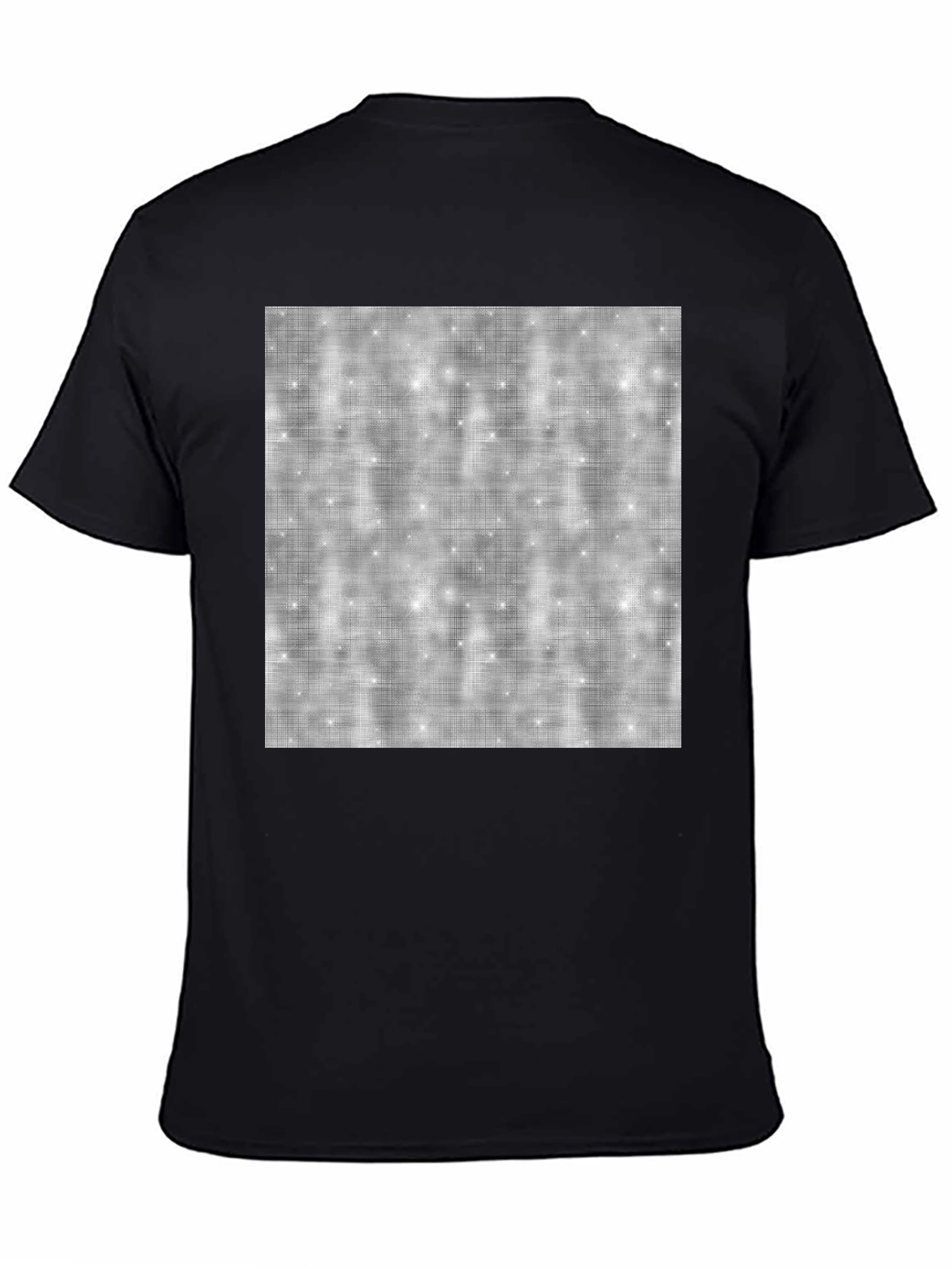 Cosmic Sparkle Tee - Classic Black Cotton Comfort