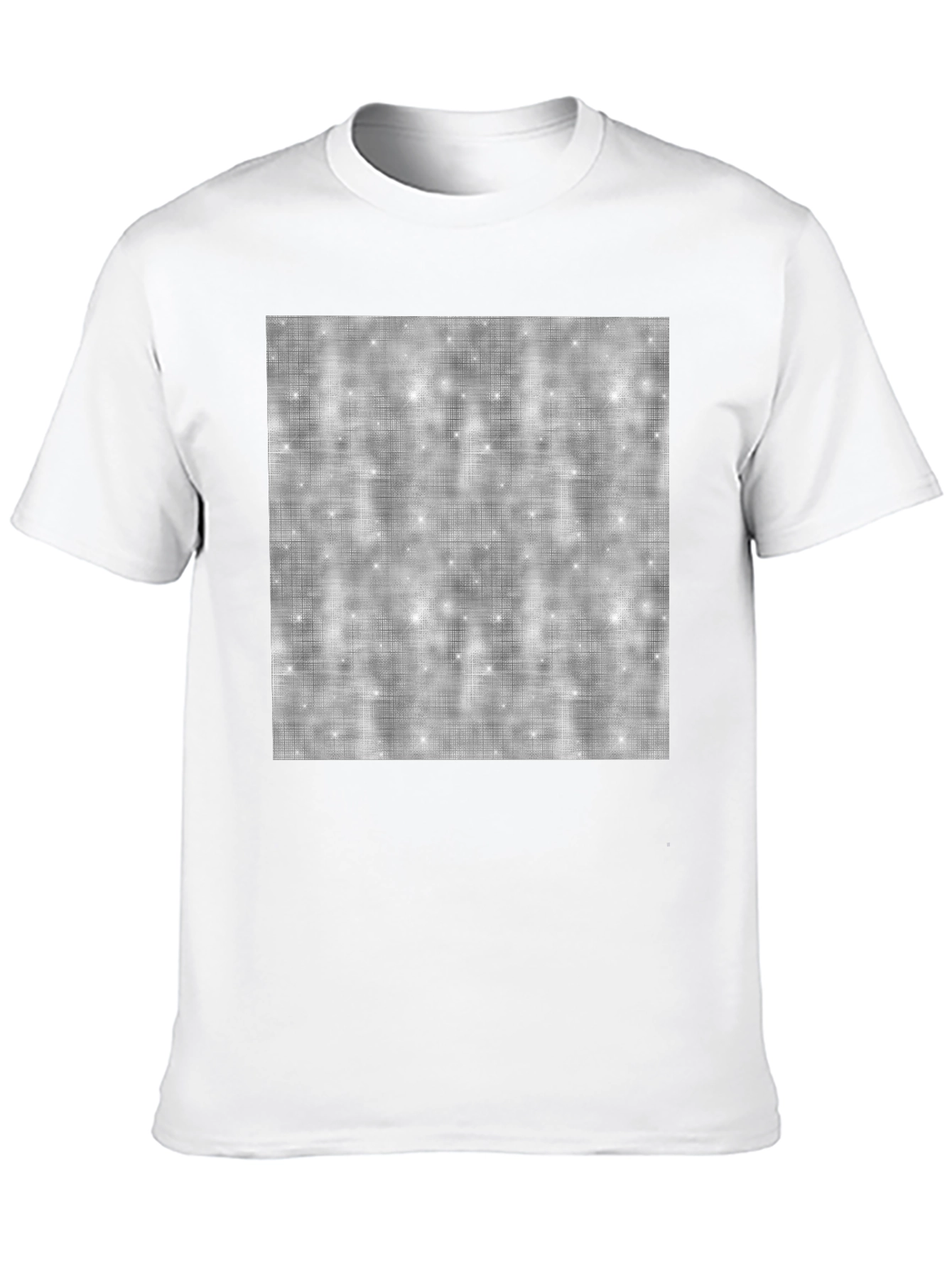 Cosmic Sparkle Tee - Classic Black Cotton Comfort