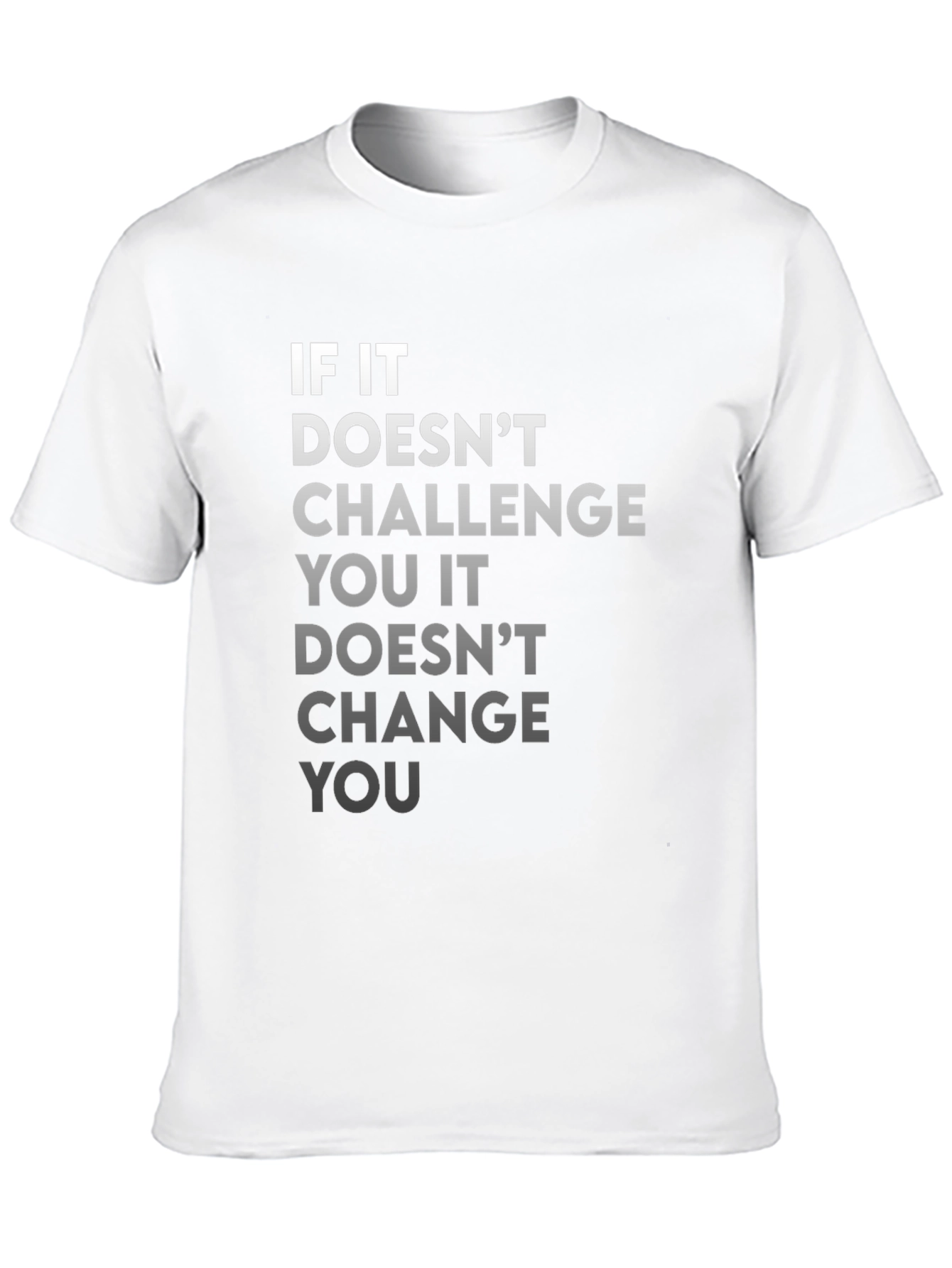 Motivational Graphic Tee - Challenge and Change