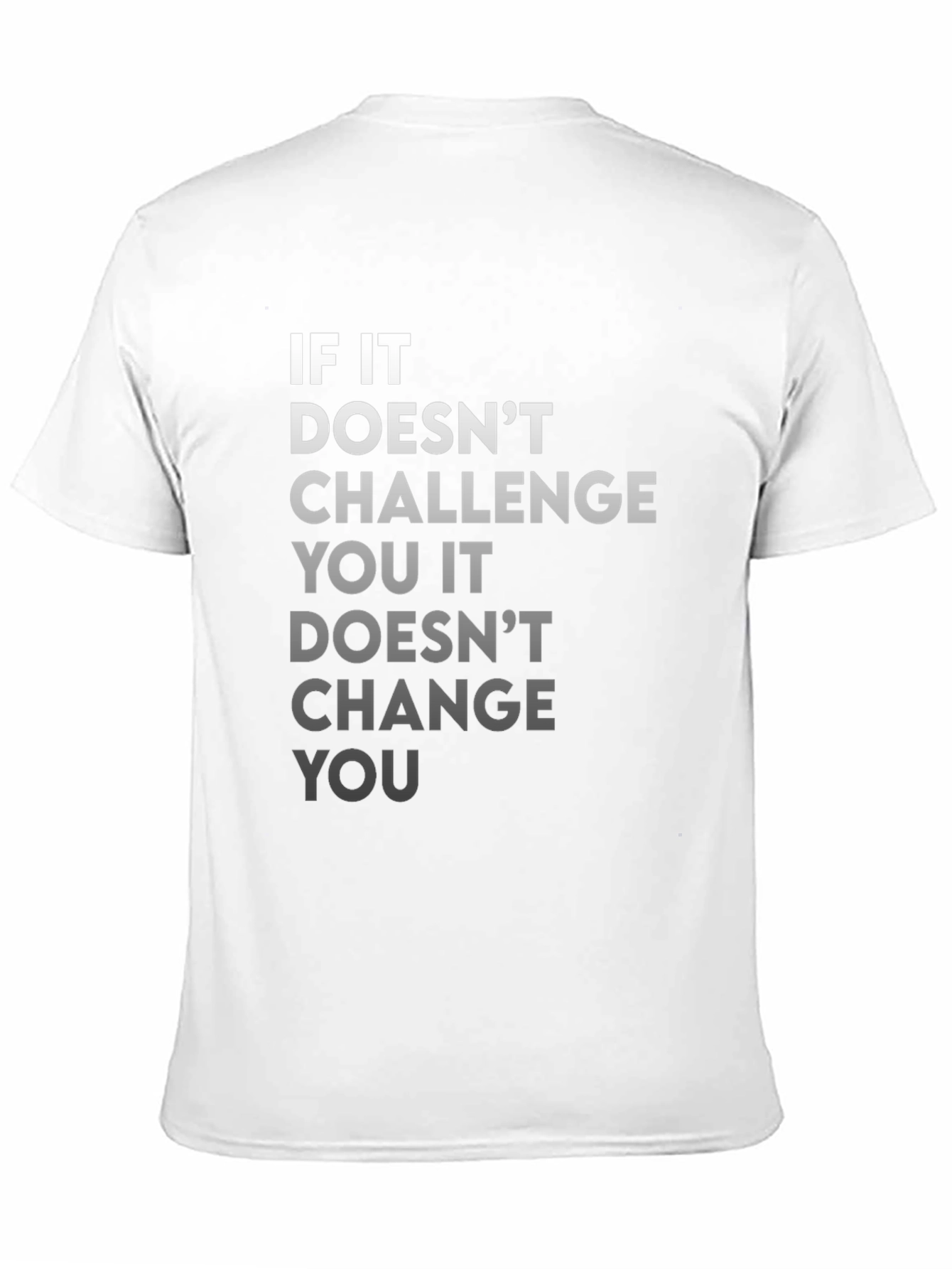 Motivational Graphic Tee - Challenge and Change