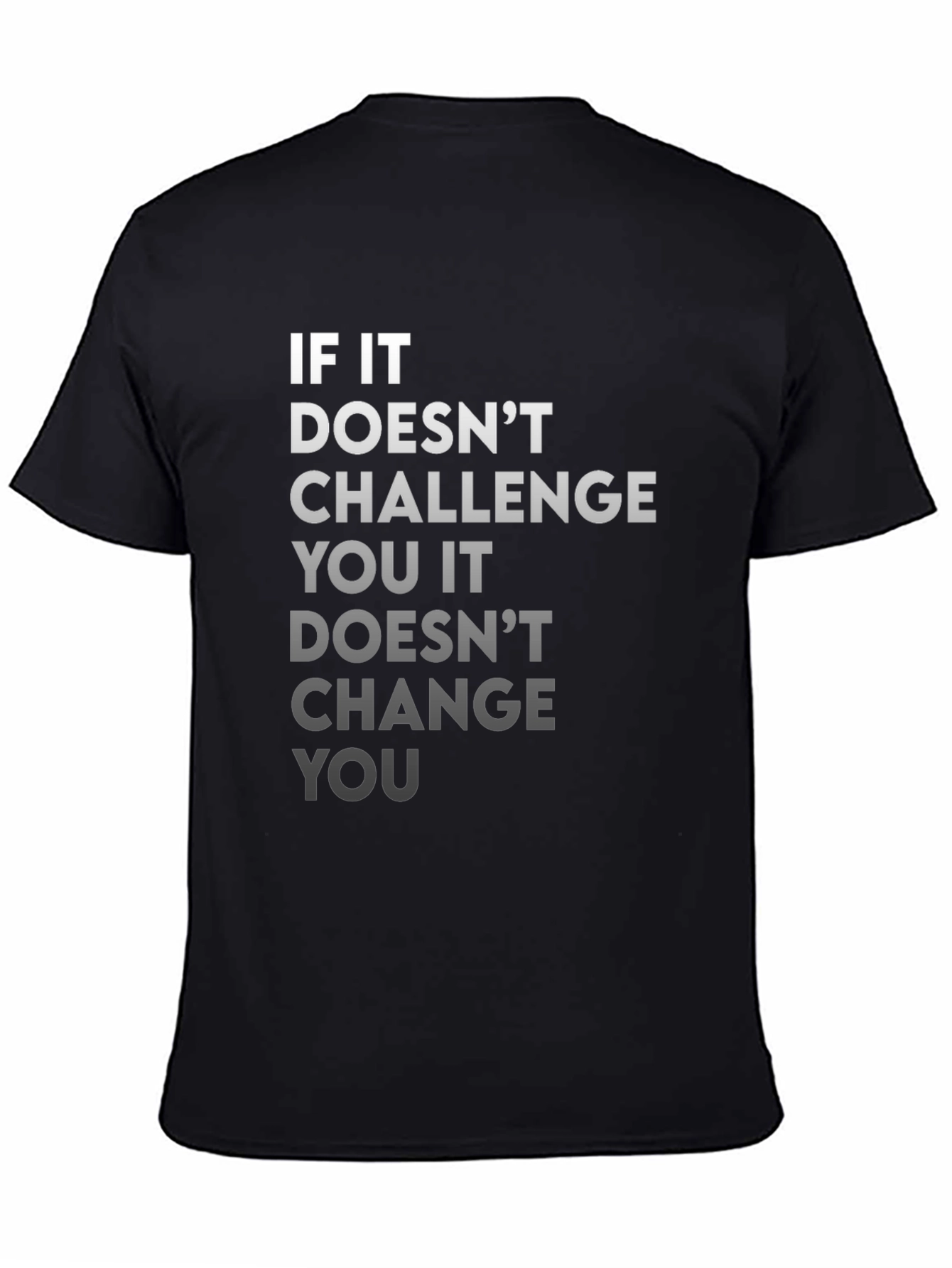 Motivational Graphic Tee - Challenge and Change