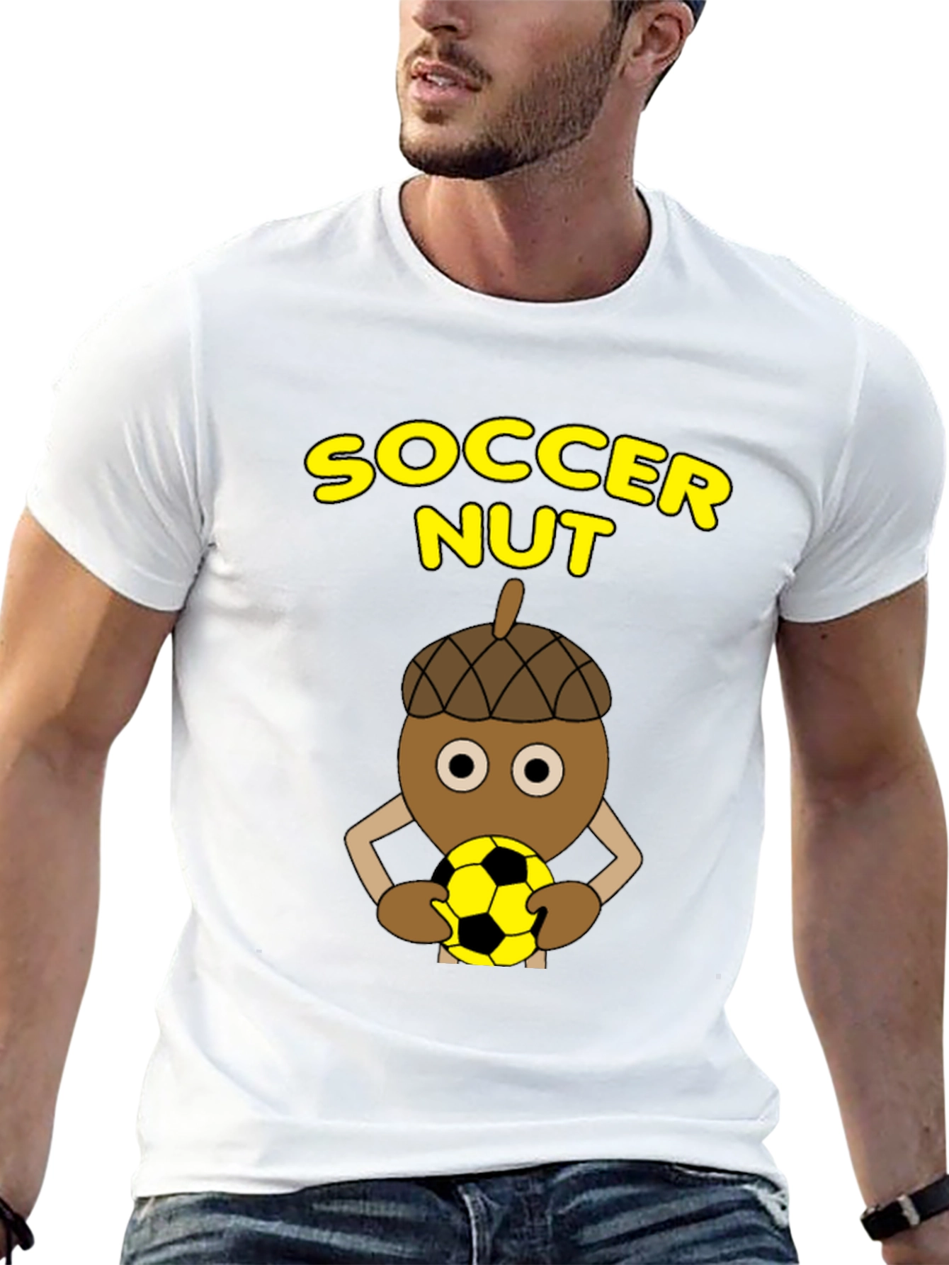 Soccer Nut T-Shirt - Funny Graphic Tee